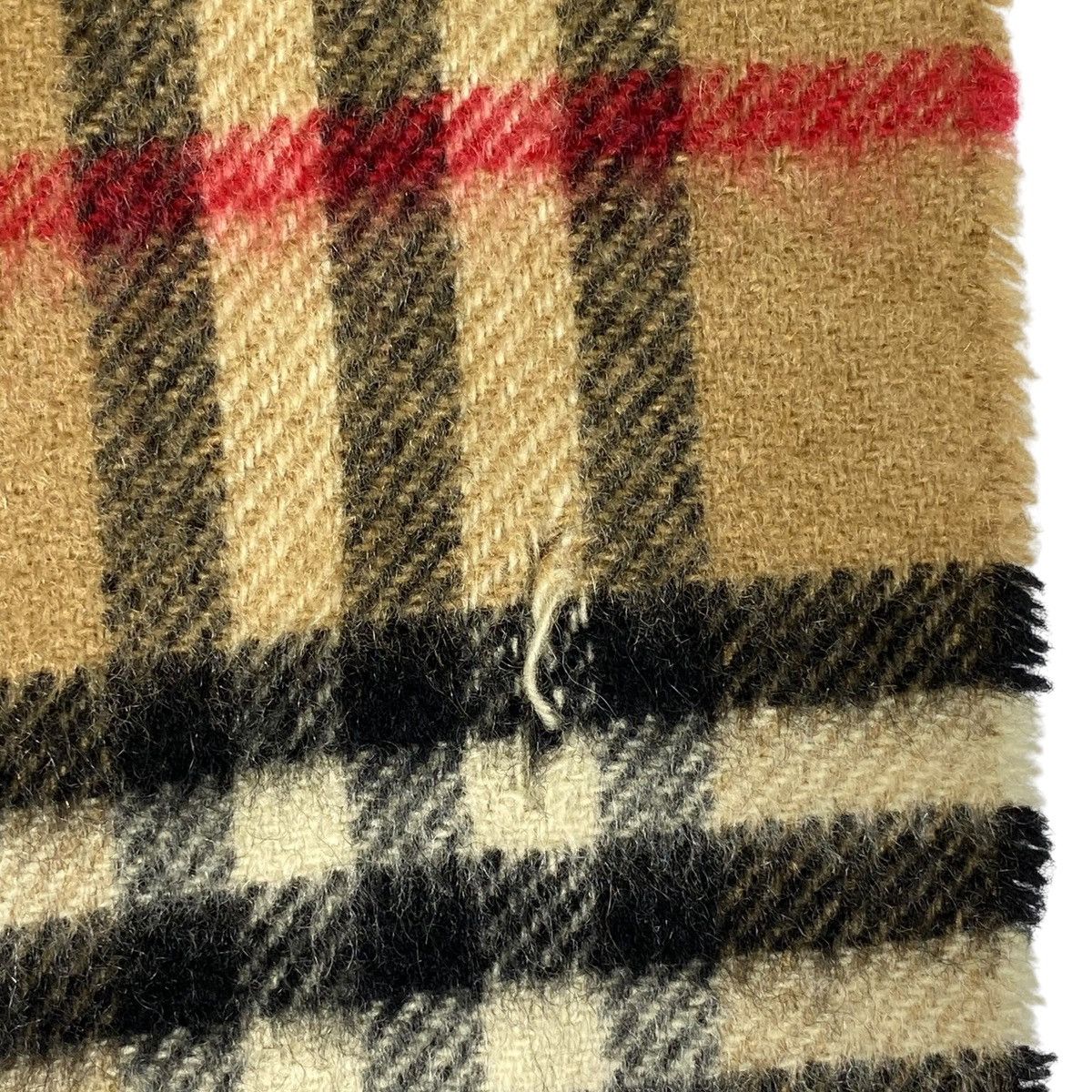 Burberry × Vintage Vintage Burberry Nova Checked Cashmere Scarf Muffler Size ONE SIZE - 9 Thumbnail