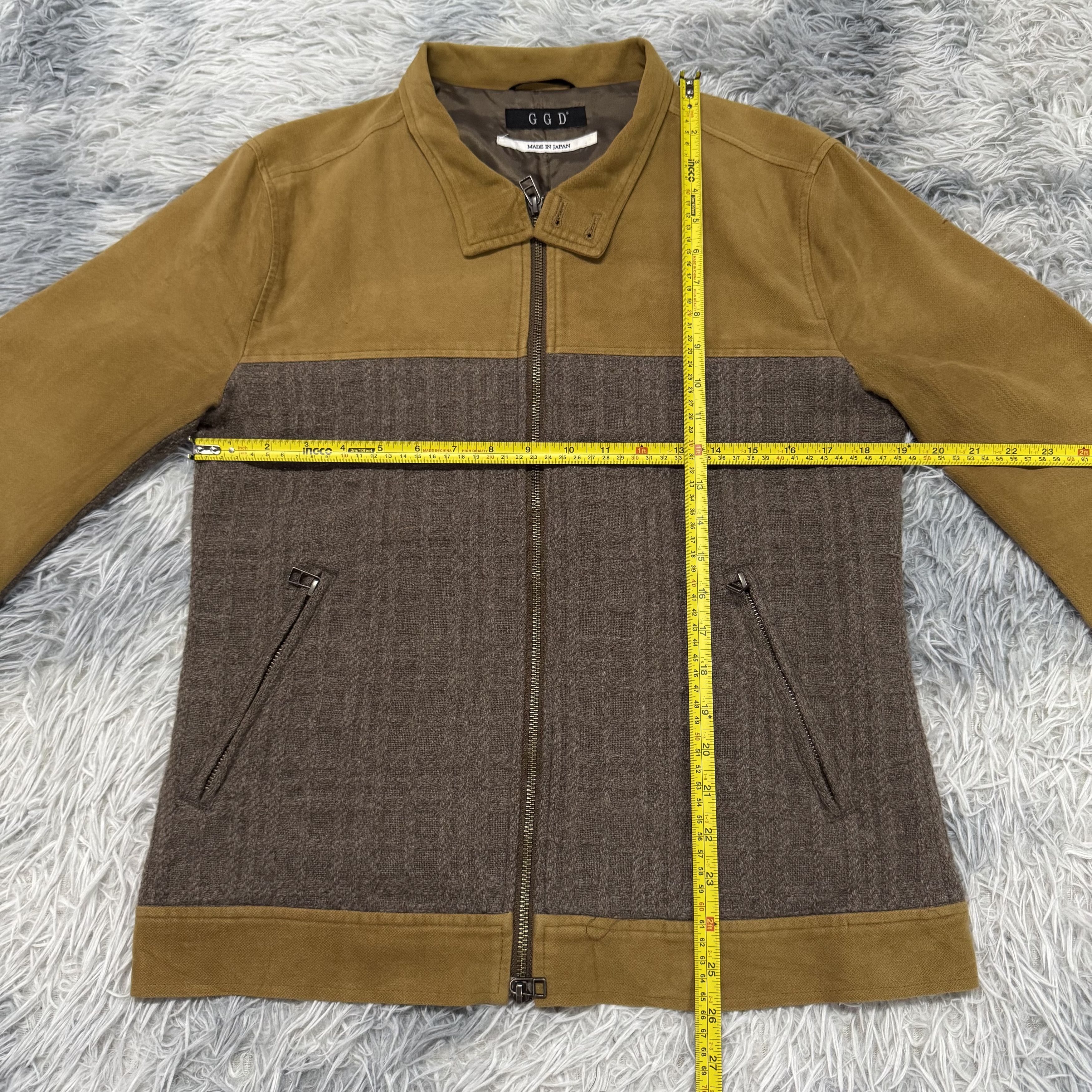 Japanese Brand Vintage GGD Made In Japan Zipper Jacket Streetwear Size US S / EU 44-46 / 1 - 7 Thumbnail