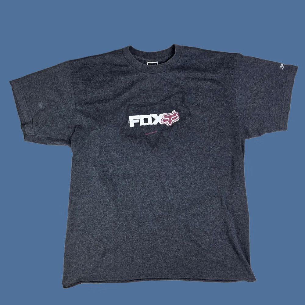 Logo 7 VINTAGE Fox Racing Logo Graphic Shirt Gray Size XL Men T-Shirt 90s Biker Sports Logo Size US XL / EU 56 / 4 - 1 Thumbnail