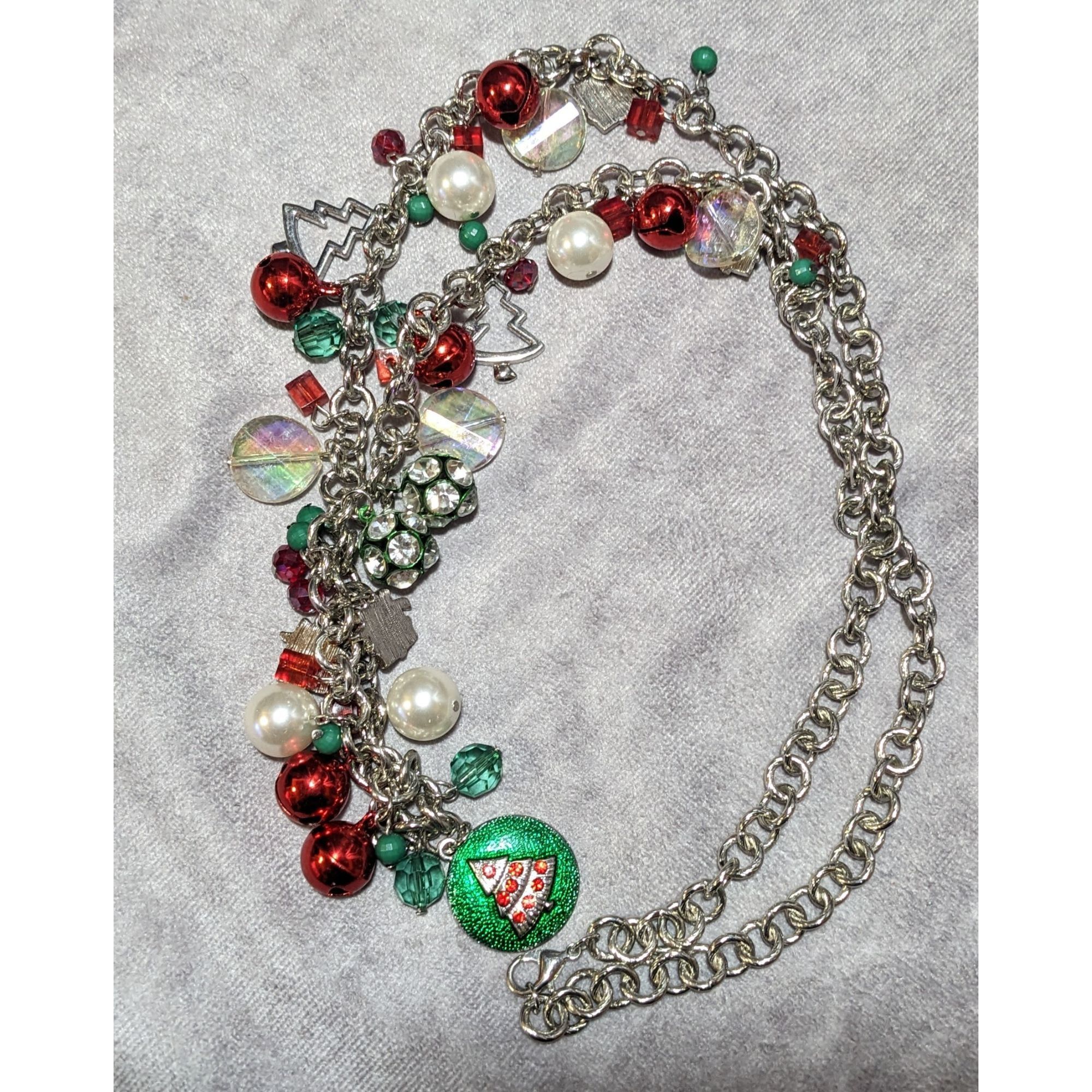 Other Vintage Christmas Holiday Charm Necklace Size ONE SIZE - 8 Thumbnail