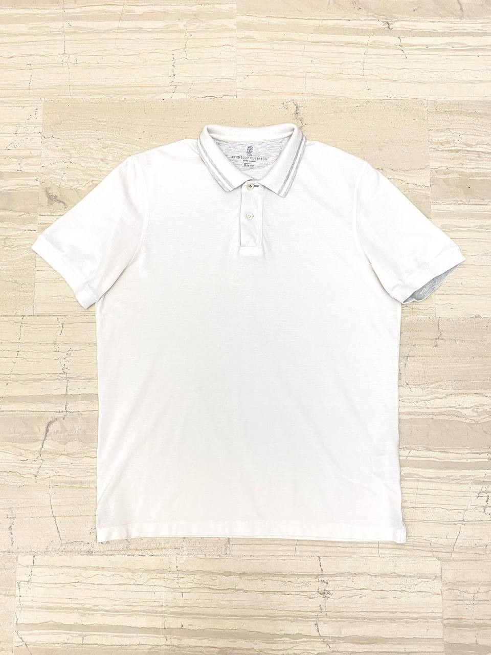 Brunello Cucinelli｜ (M0B137427G CD325) T-shirt with faux-layering for Man in Cobalt | Brunello