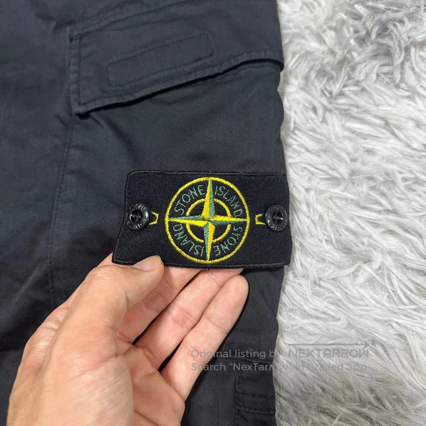Stone Island stone island black cargo pants W34 size. Size US 34 / EU 50 - 3 Thumbnail