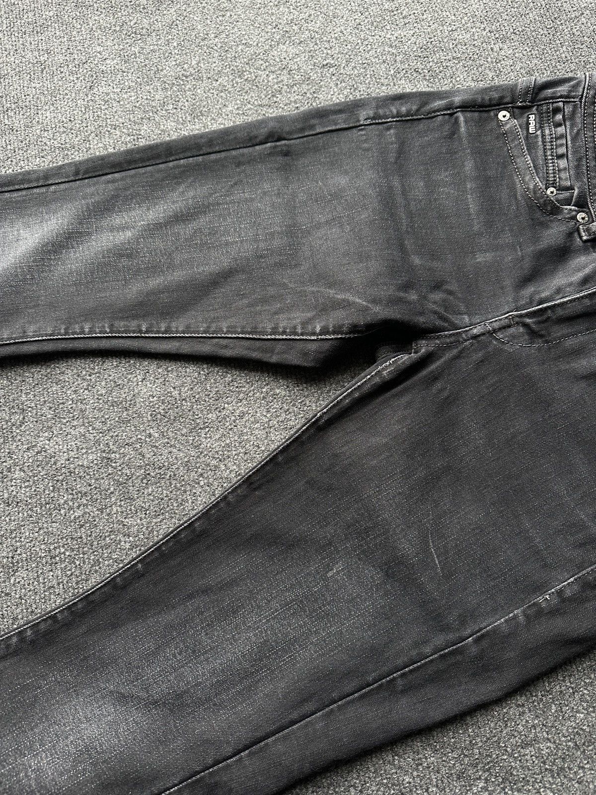 G-Star 🚨VNTG G STAR RAW GRAY FADED RARE AVANT GARDE JEANS Y2K Size 26" / US 2 / IT 38 - 5 Thumbnail