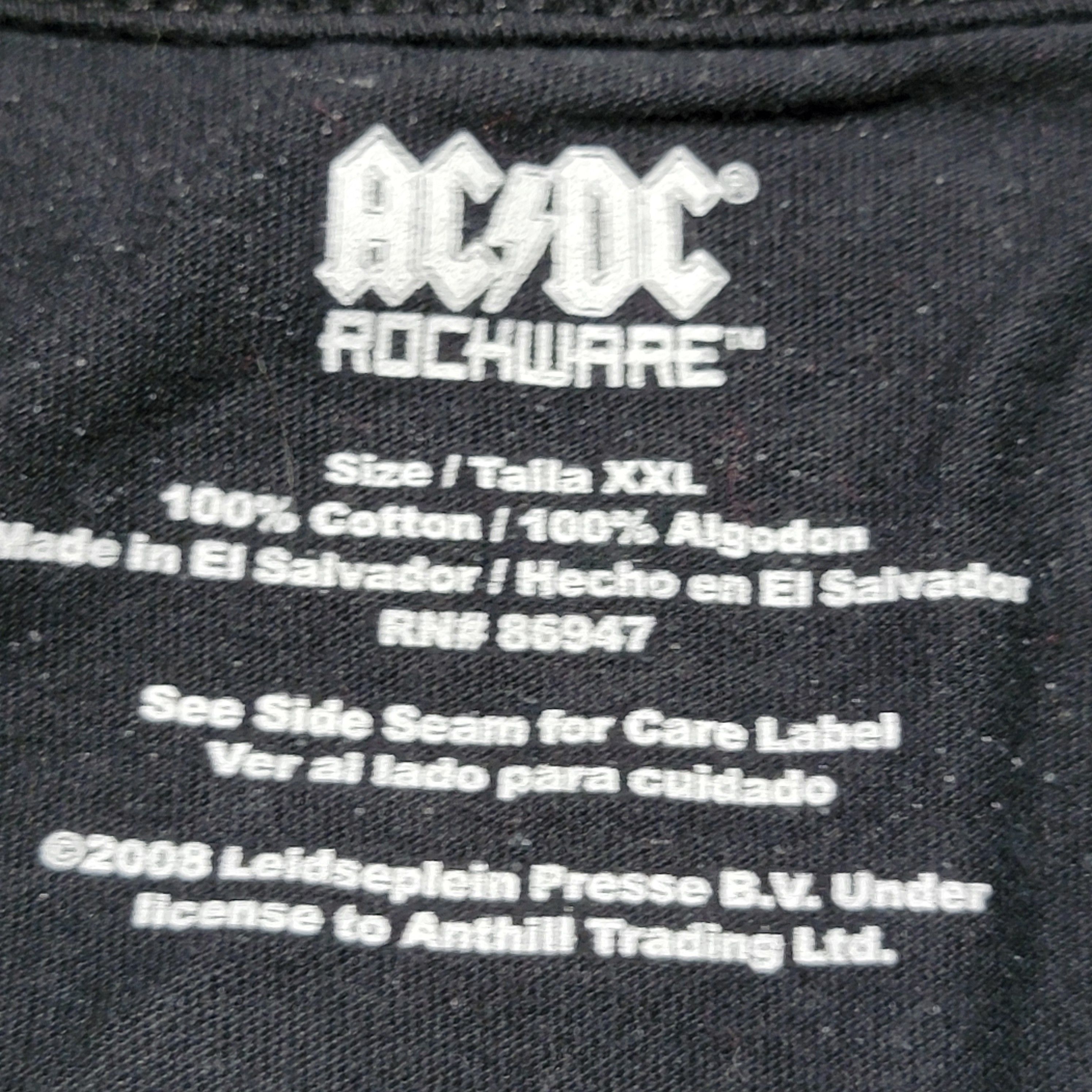 AC/DC AC/DC Graphic SS Unisex Tee Highway To Hell - Size XXL Size US XXL / EU 58 / 5 - 4 Thumbnail