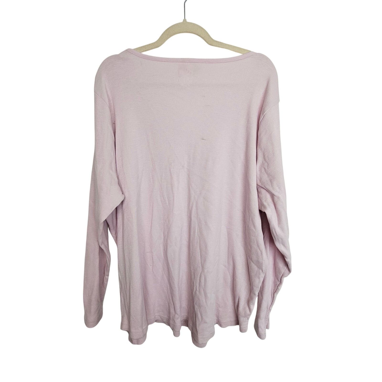 Duluth Trading Company Duluth Trading Co Womens Ribbed Henley Plus Size 2X Stretch Size XL / US 12-14 / IT 48-50 - 7 Thumbnail