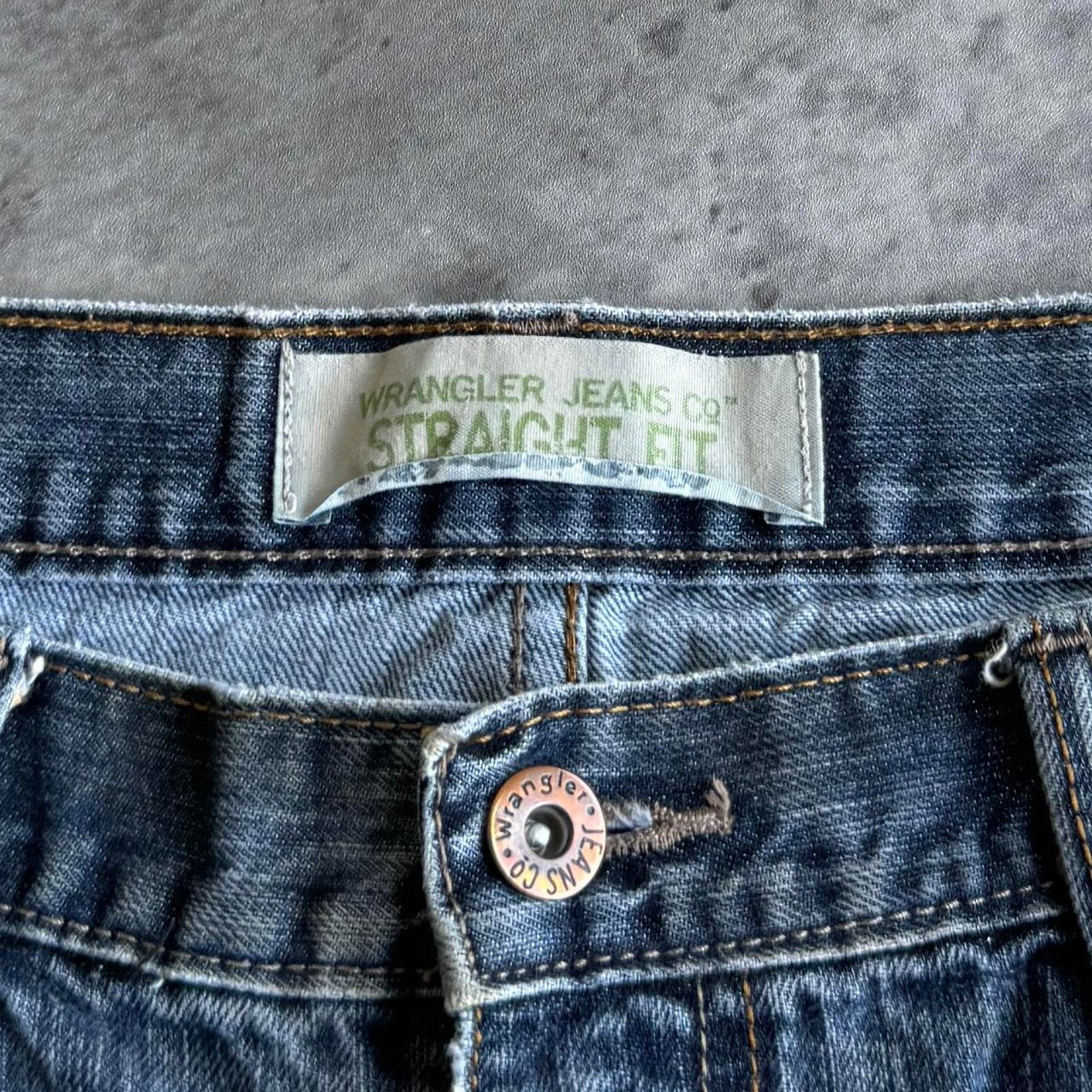 Levi's × Vintage × Wrangler Vintage Y2K Embroidered Grunge Opium Essential Denim Jeans Size US 36 / EU 52 - 4 Thumbnail