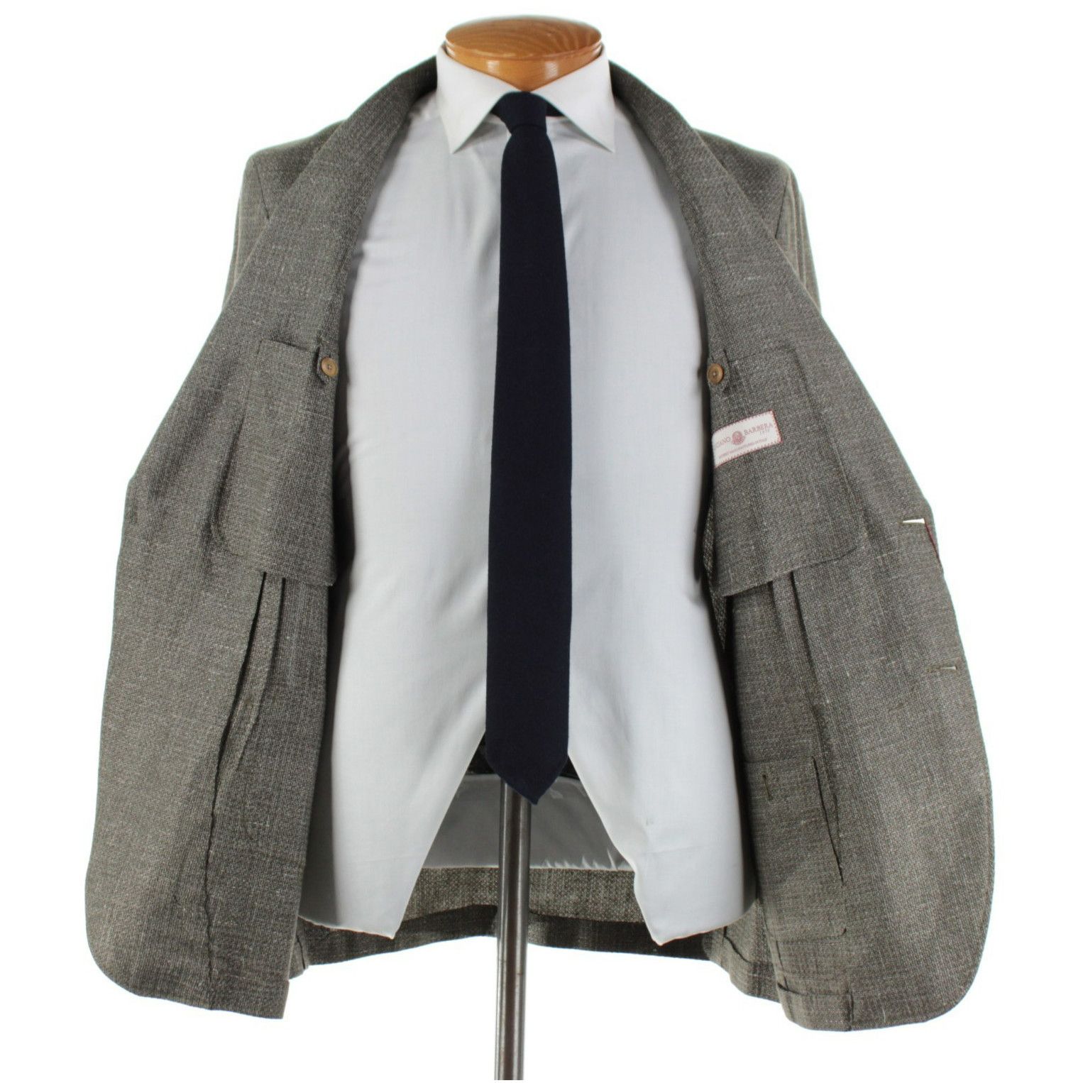 Luciano Barbera Luciano Barbera Sport Coat Size 44 US in Green Size 44R - 6 Thumbnail