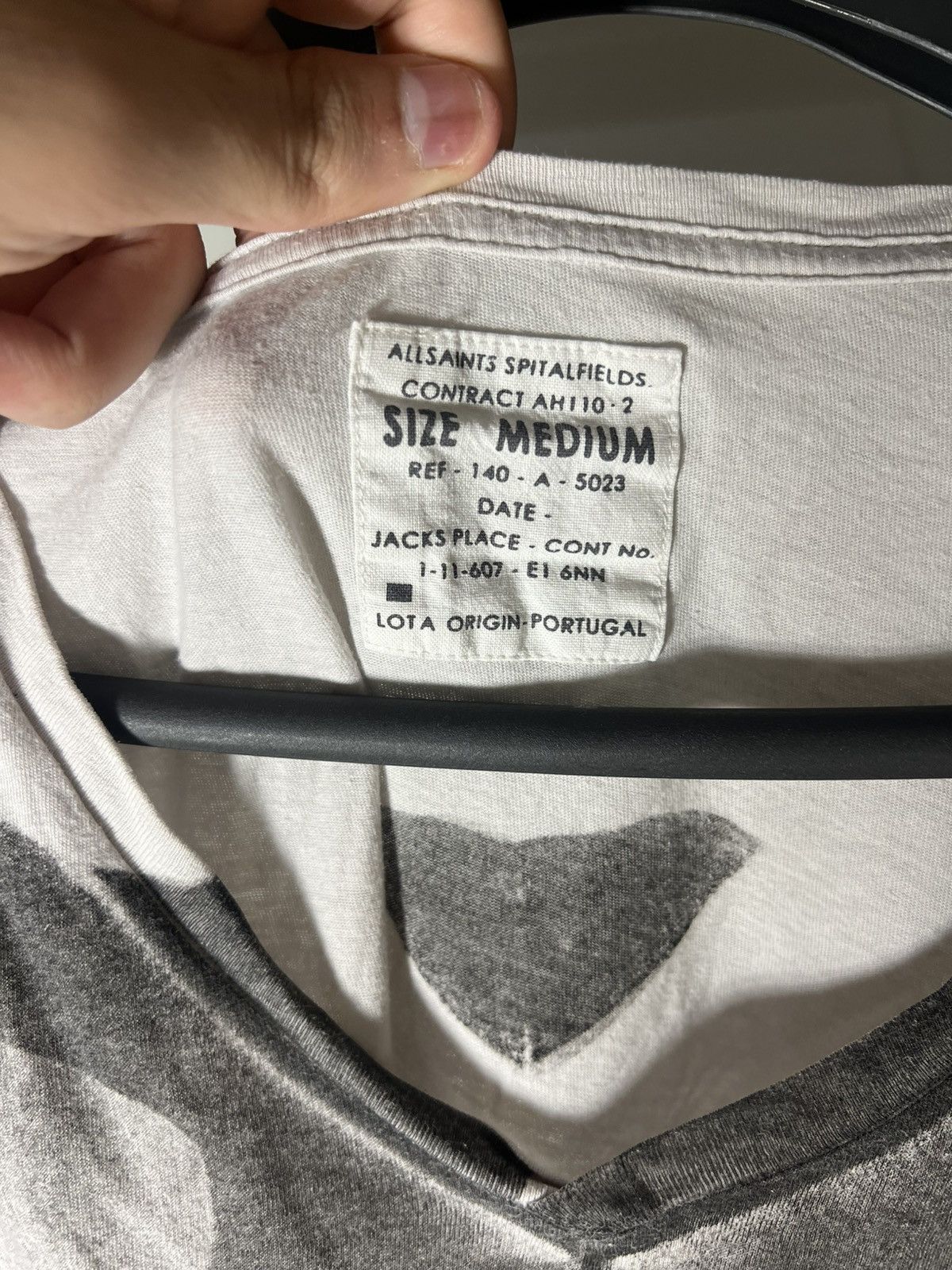Allsaints × Vintage VERY RARE ALLSAINTS SPITALFIELDS DESIGNER T-SHIRT Y2K 90s Size US M / EU 48-50 / 2 - 4 Thumbnail