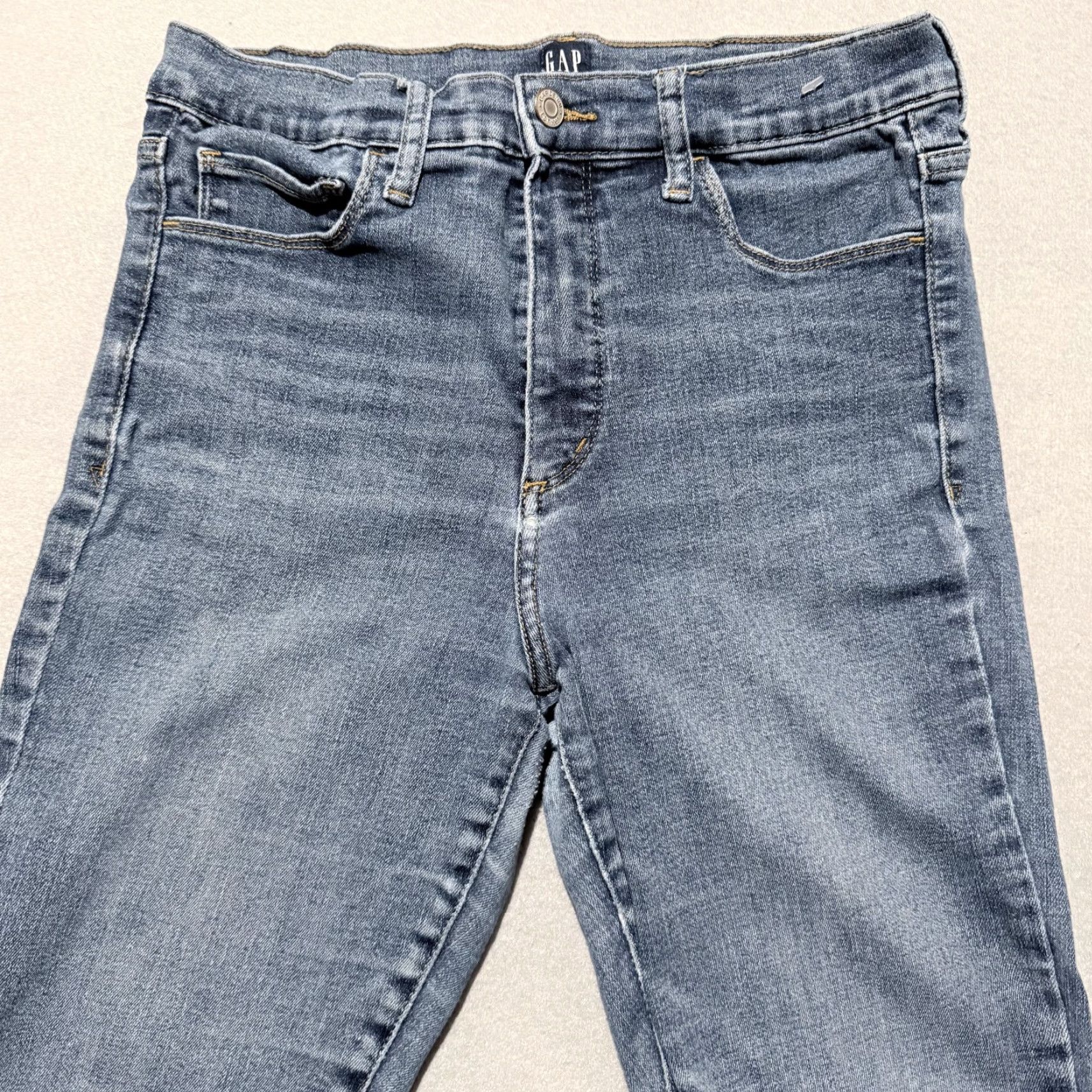 Gap Gap Jegging Jeans Women Blue Denim Stretch Pockets High Rise 8/29 - 8 Blue 5-Pocket Design Denim Jeans City Theme Womens Size 30" / US 8 / IT 44 - 3 Thumbnail