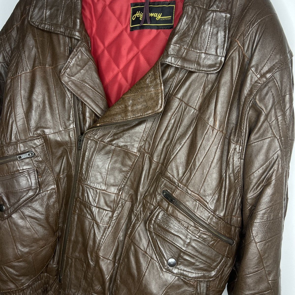 Vintage Vintage Real Leather Jacket Biker Black Rare Luxury Ramones Size US L / EU 52-54 / 3 - 7 Thumbnail