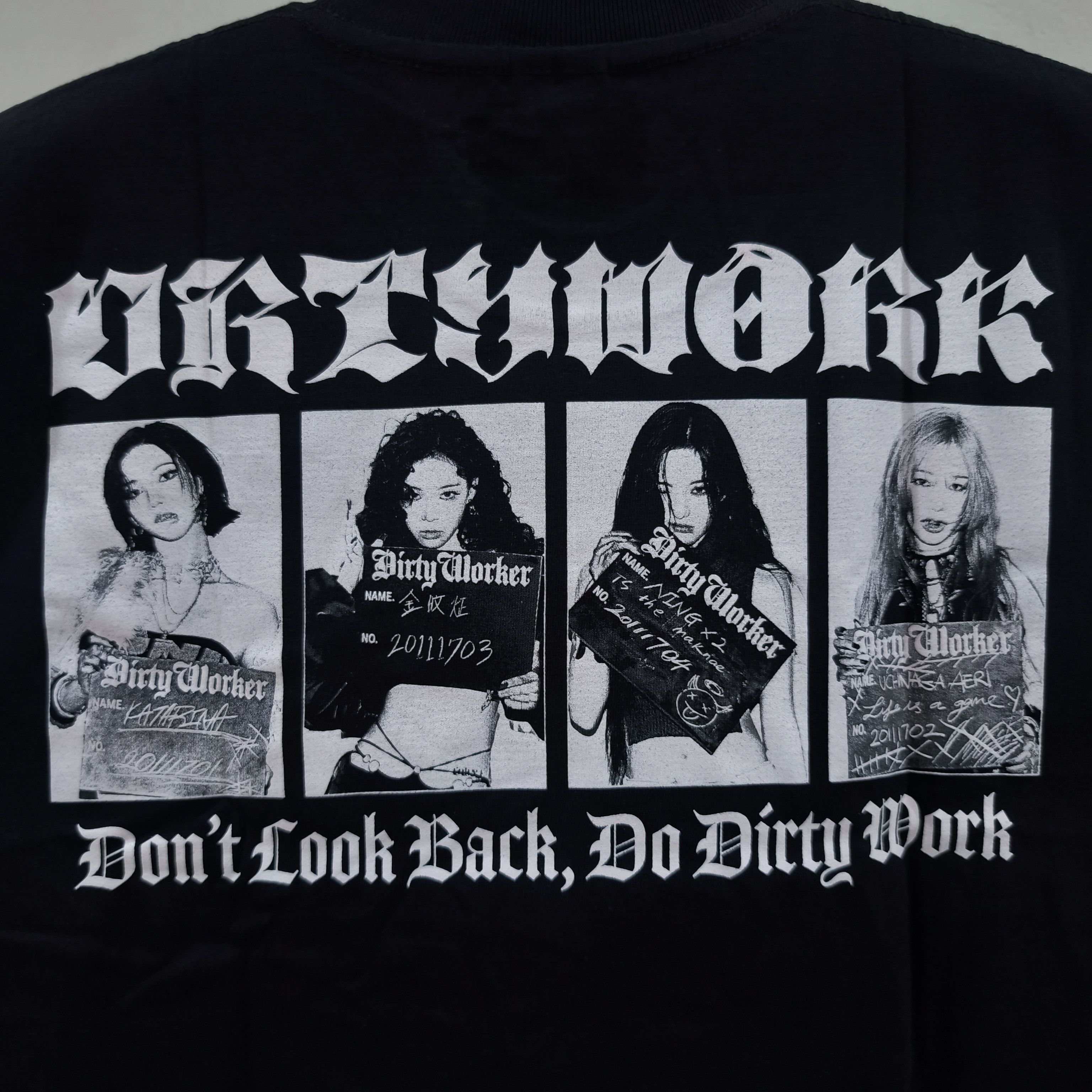 Rap Tees Aespa Do Dirty Work T-shirt Size US XL / EU 56 / 4 - 10 Thumbnail