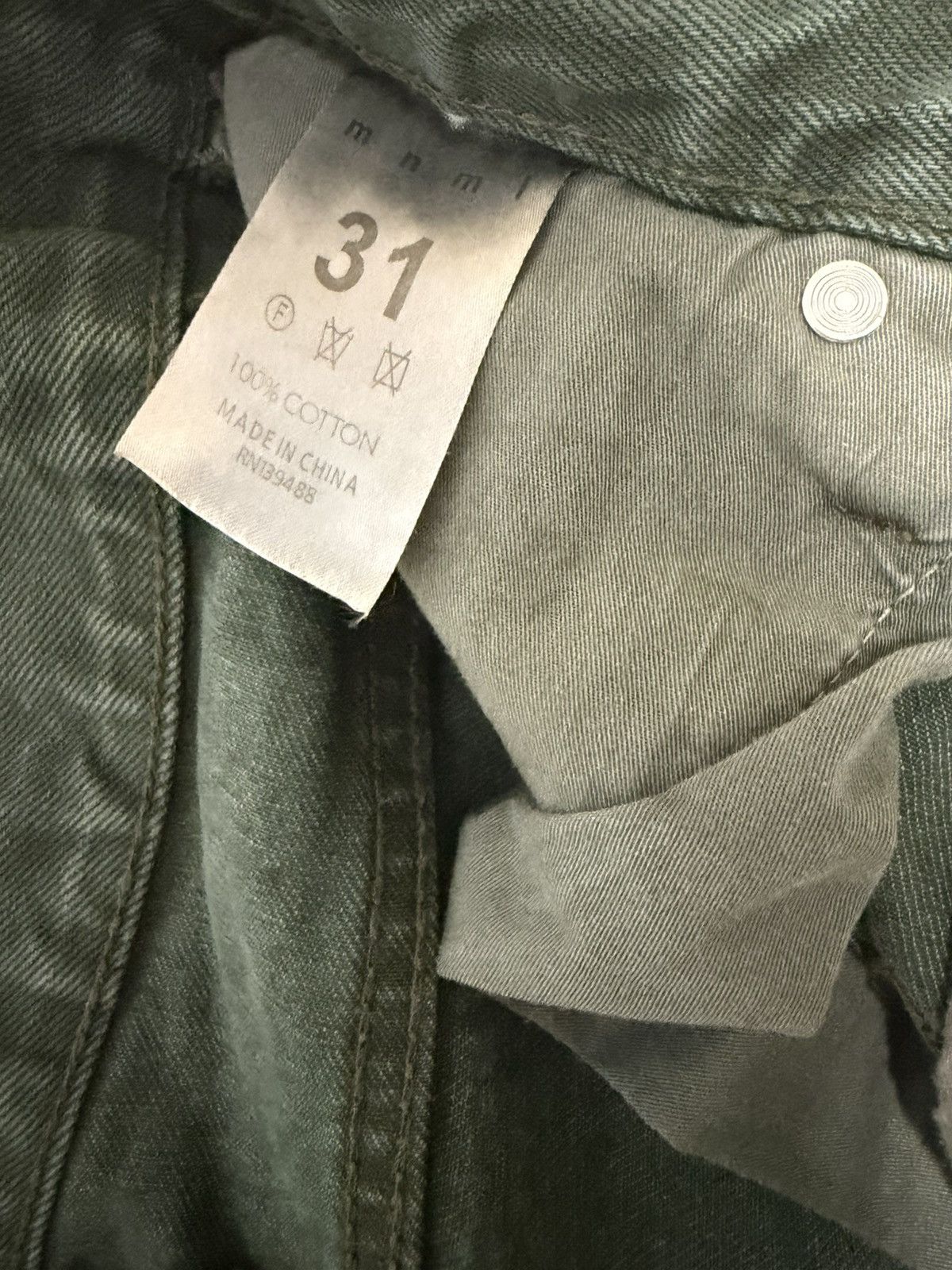 MNML B415 MNML Flare Denim - Olive Size US 31 - 3 Thumbnail