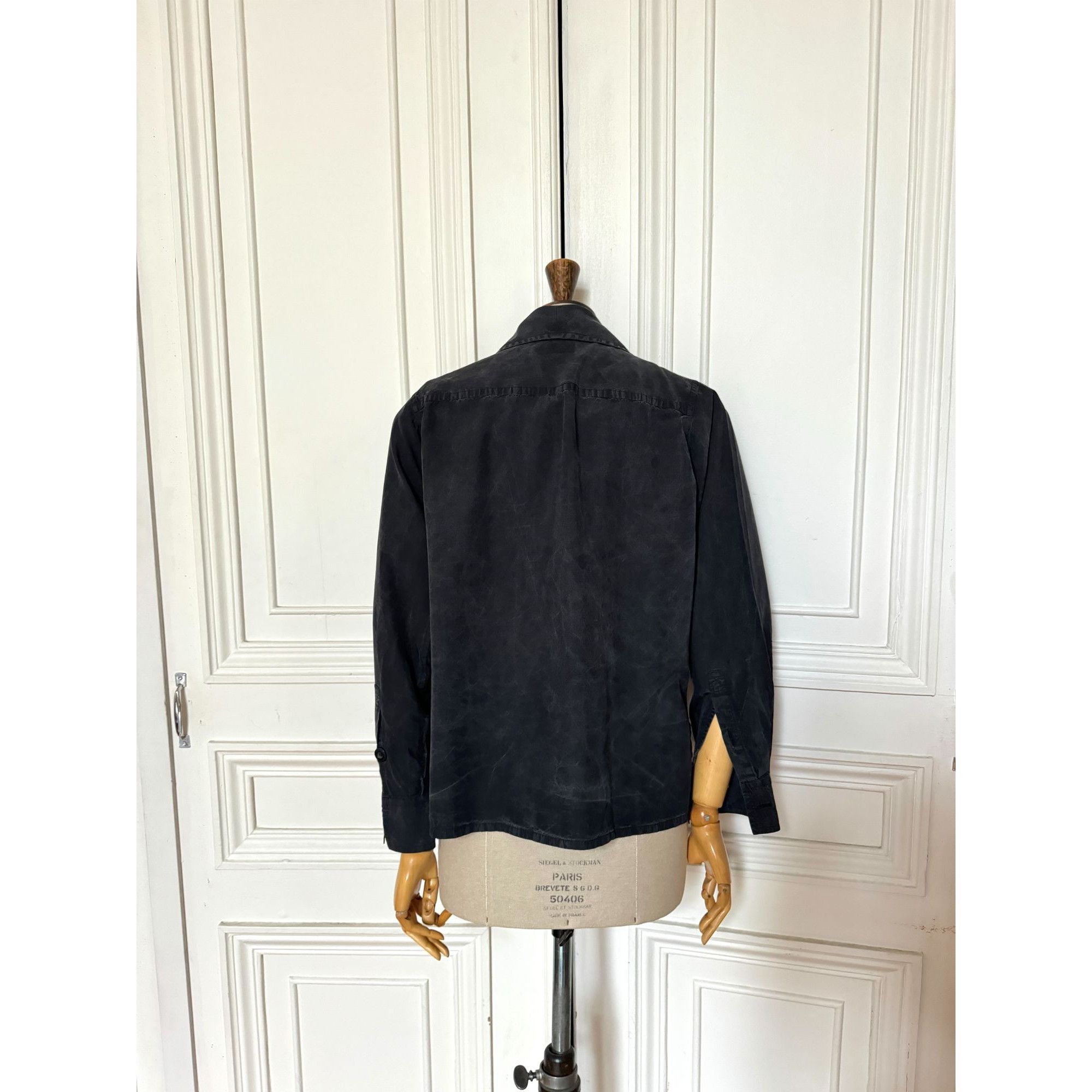 Yves Saint Laurent Haute Couture Black Silk Size M / US 6-8 / IT 42-44 - 5 Thumbnail