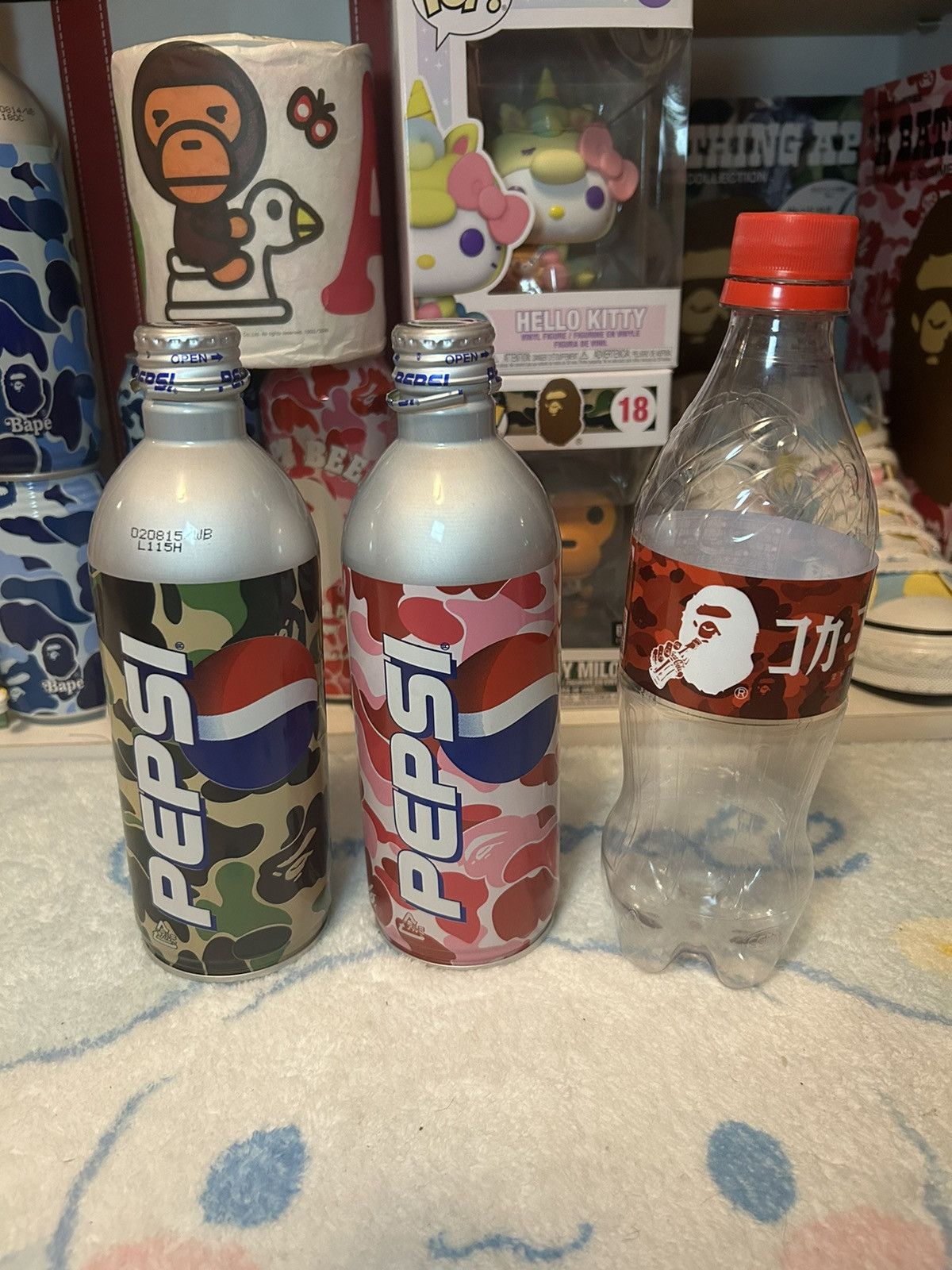 Bape × Vintage SET OF 3 A BATHING APE EMPTY SODA CANS Size ONE SIZE - 1 Thumbnail