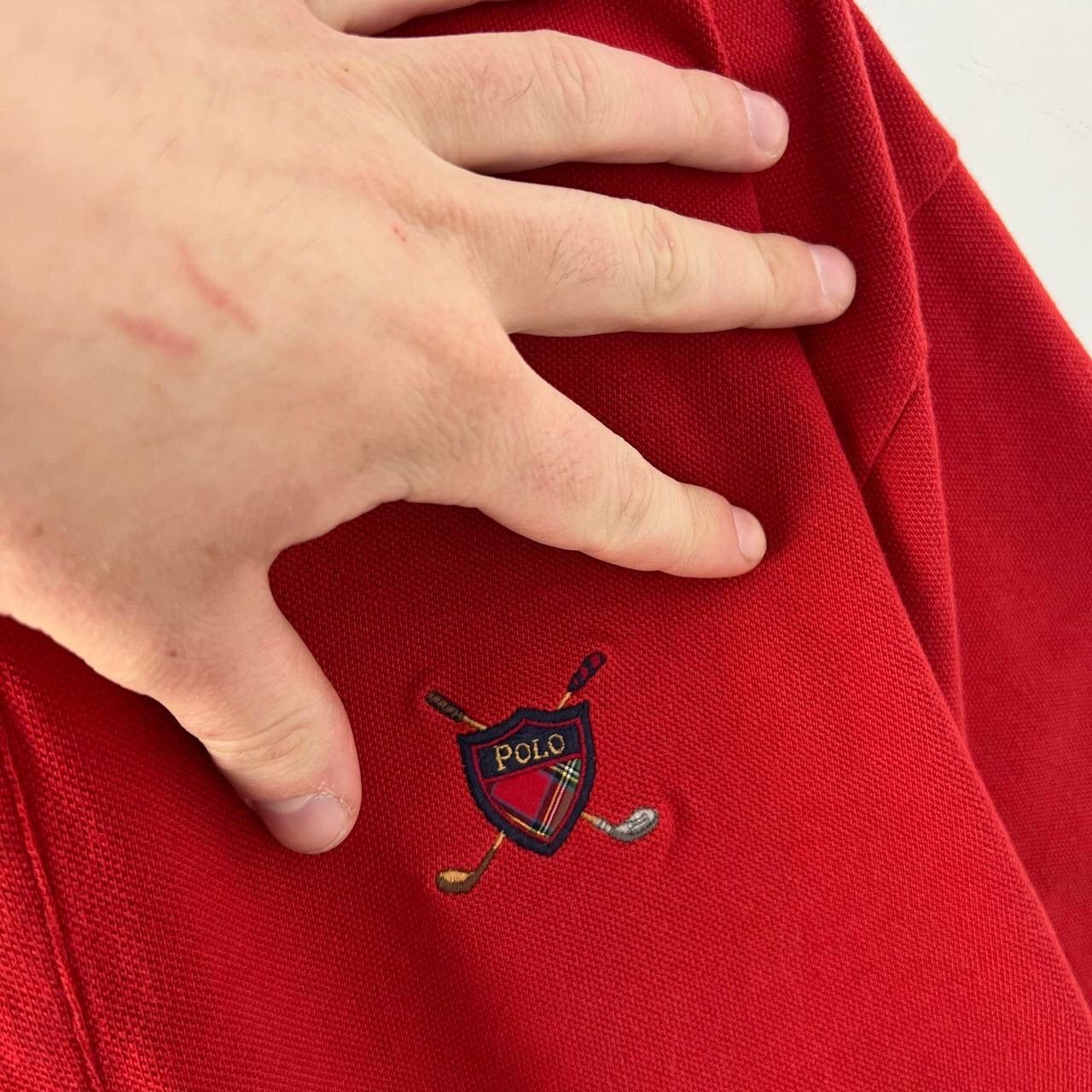Vintage Rare Polo Ralph Lauren Vintage 90s Rugby Size US L / EU 52-54 / 3 - 3 Thumbnail