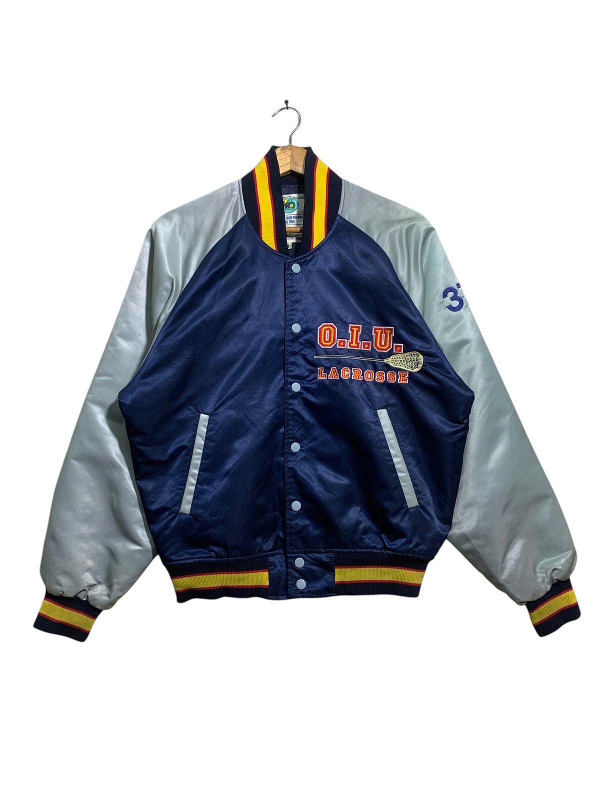 Vintage 🔥VTG LACROSSE COLLAGE BASEBALL JACKETS Size US M / EU 48-50 / 2 - 5 Thumbnail