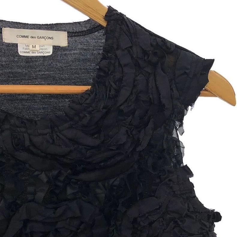 Comme des Garcons Comme Des Garcons Black three-dimensional rose flower vest Size M / US 6-8 / IT 42-44 - 3 Thumbnail