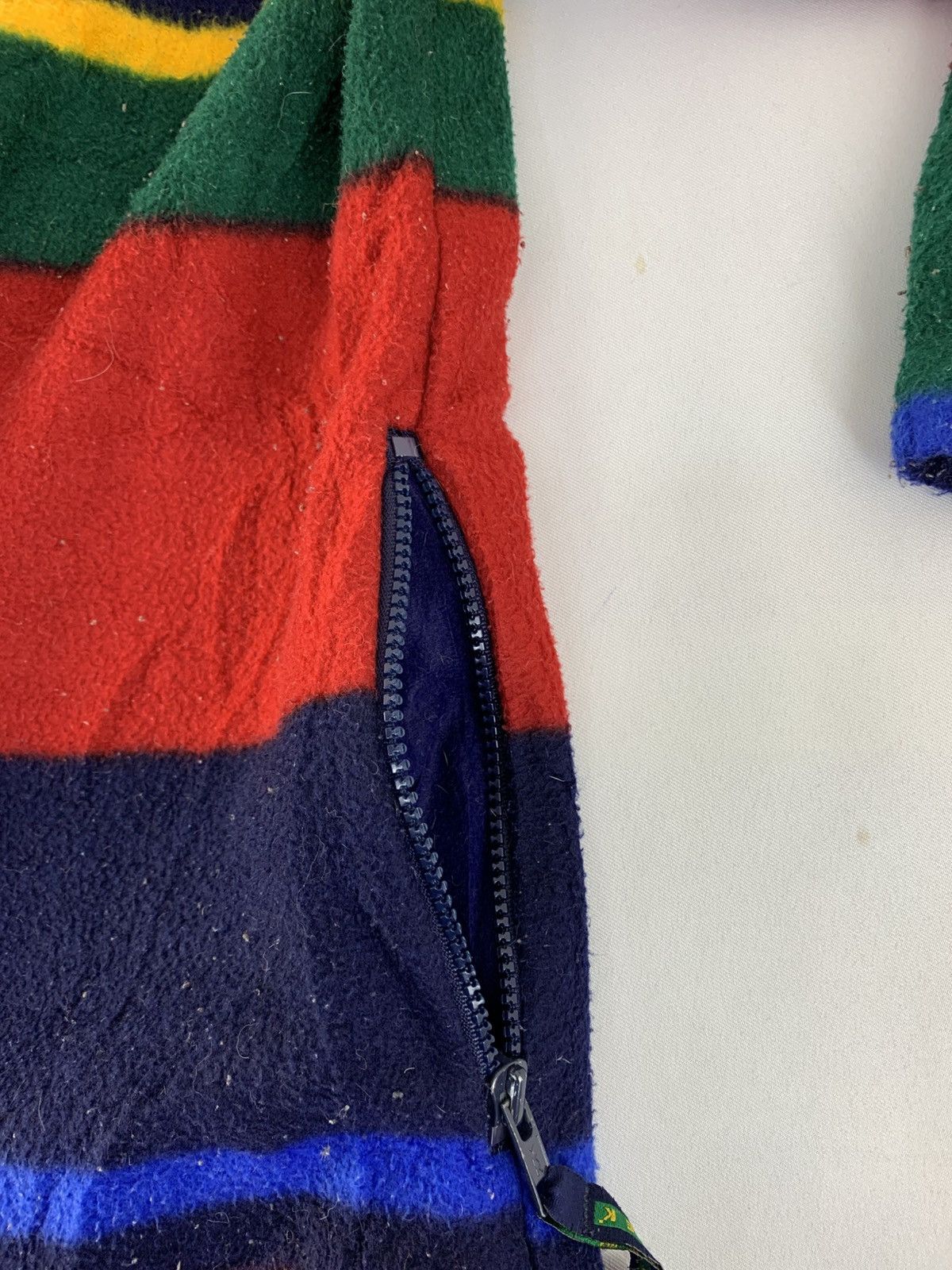 Eddie Bauer 90s Eddie Bauer Ebtek Fleece Half Zip Striped Colour Block Size US M / EU 48-50 / 2 - 11 Thumbnail