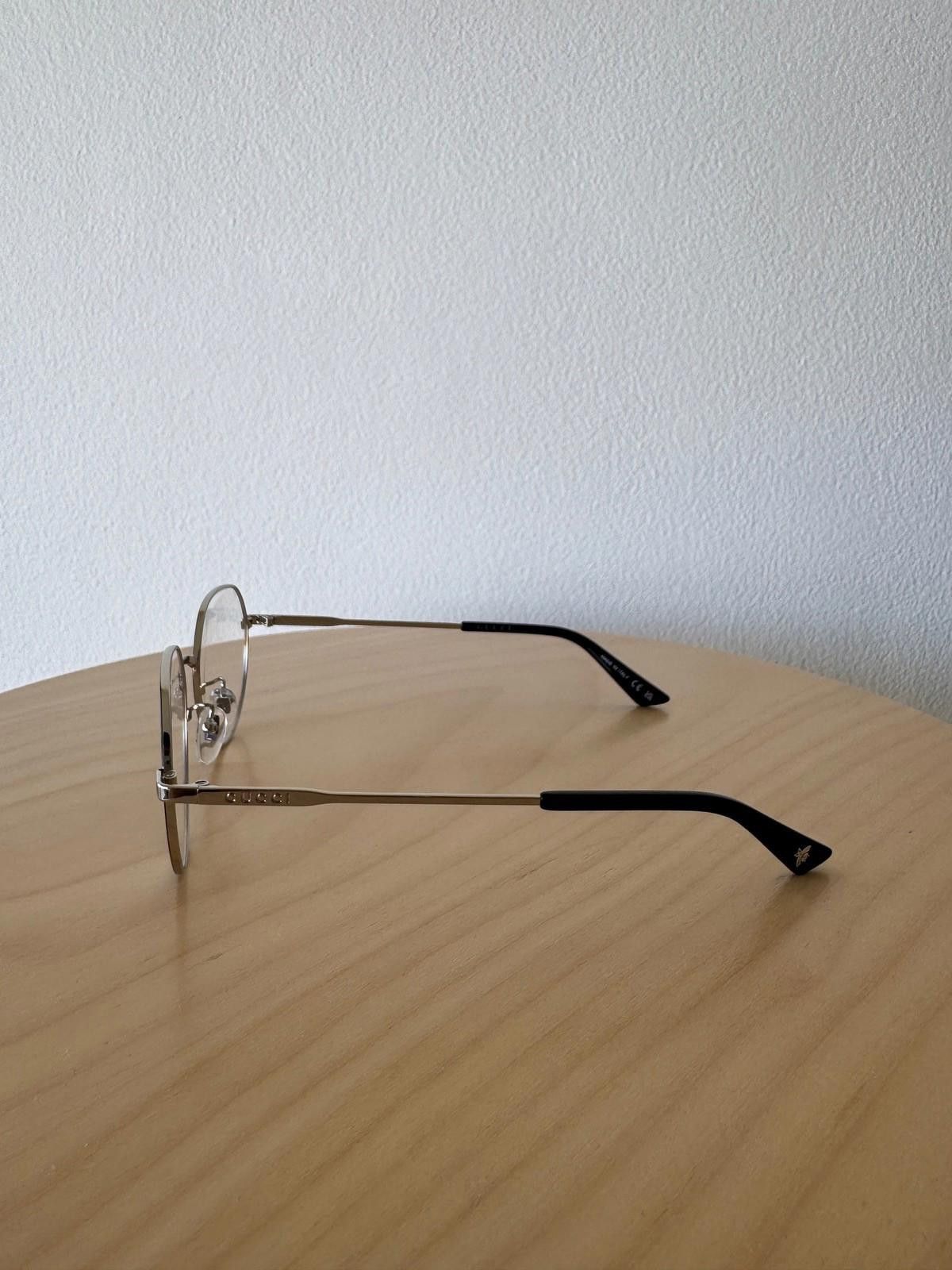 Gucci New Gucci eyewear glasses GG1232OA 003 black silver mens Size ONE SIZE - 3 Thumbnail