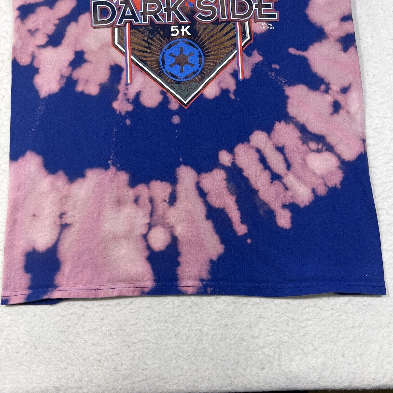 Hanes RunDisney Star Wars Dark Side 2016 Inaugural Run Graphic Tee Size US M / EU 48-50 / 2 - 6 Thumbnail
