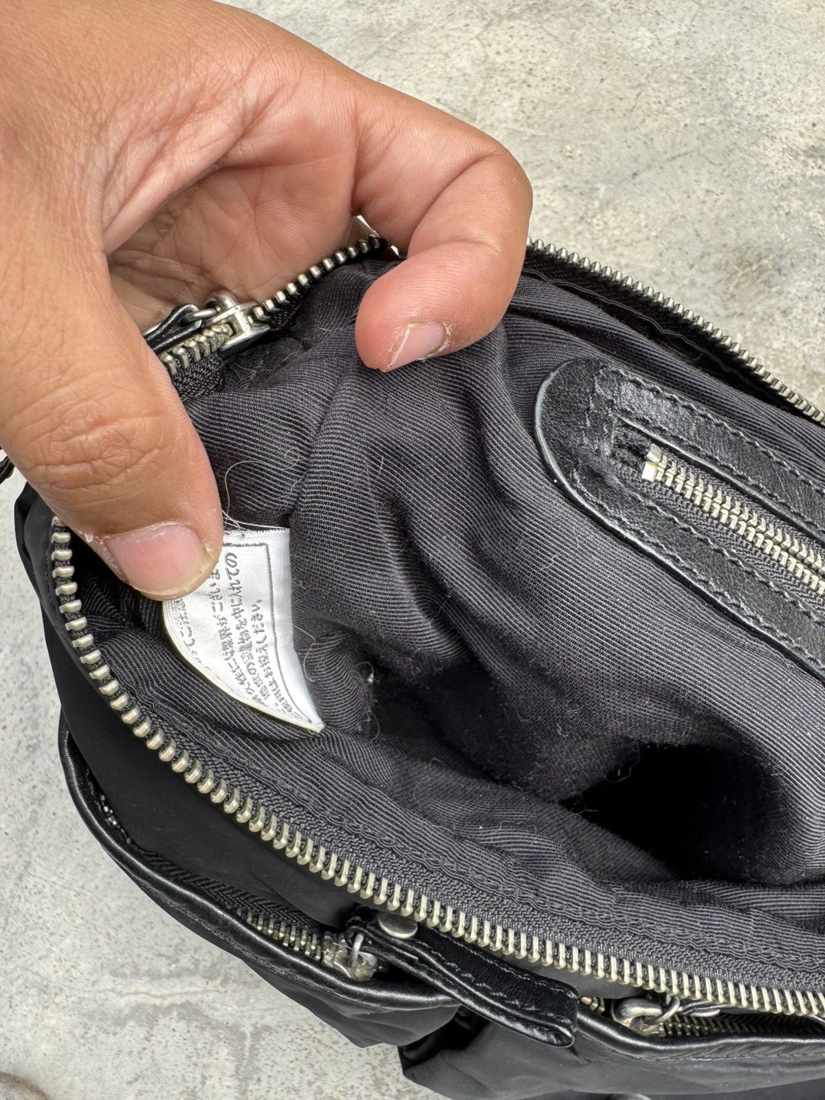 Designer × Y's × Yohji Yamamoto Y’Saccs Y’s Yohji Yamamoto Japan Designer Leather Sling Bag Size ONE SIZE - 9 Thumbnail