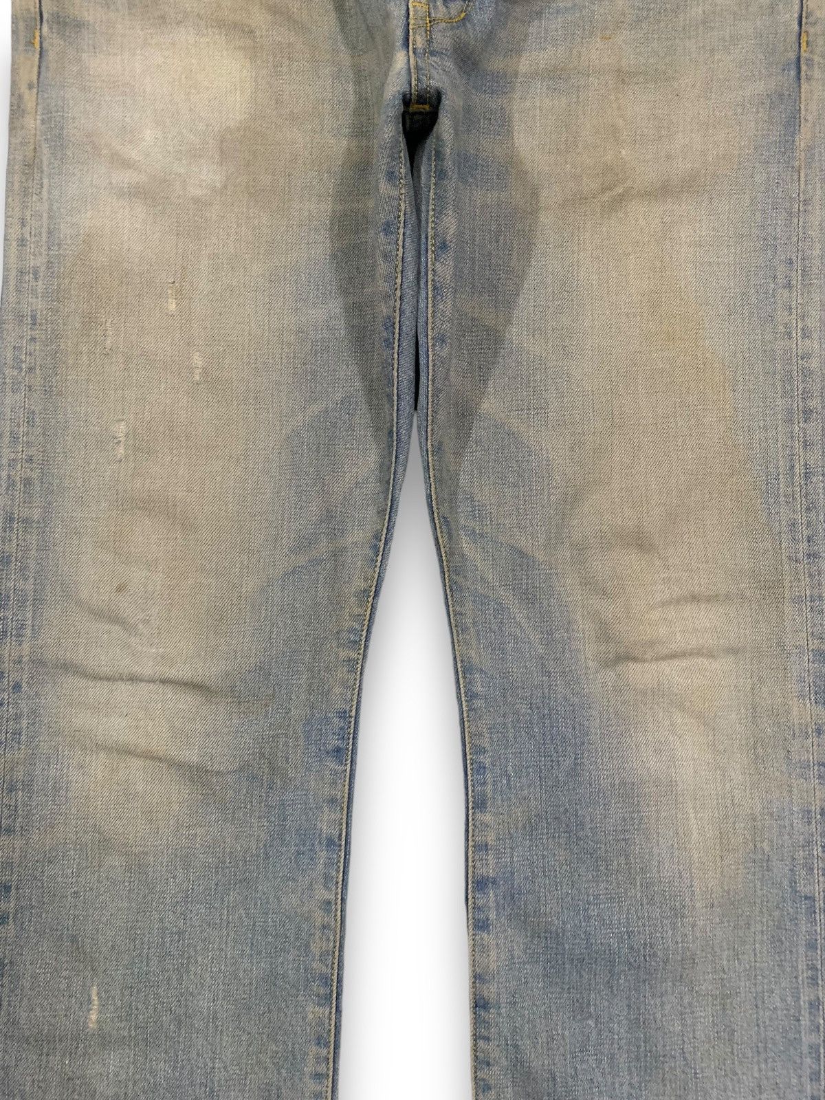 Nonnative × Undercover Vintage Nonnative Selvedge Mud Wash Ripped Grunge Jeans Size US 32 / EU 48 - 8 Thumbnail