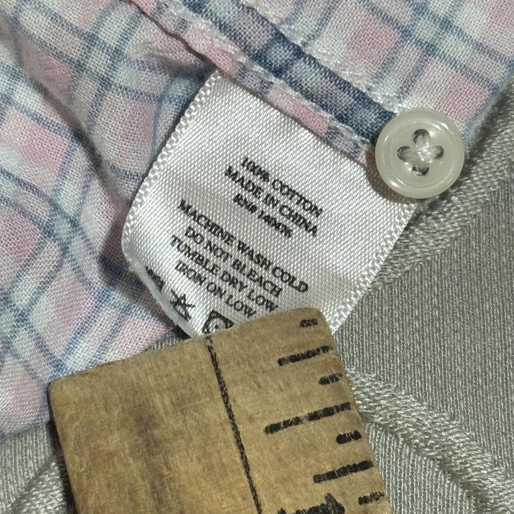 Lands' End Faherty Shirt Mens Large Pink Blue Plaid Button-Down Long Sleeve Casual Size US M / EU 48-50 / 2 - 6 Thumbnail