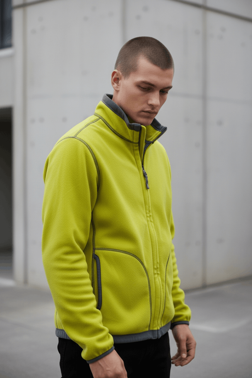 Uniqlo UNIQLO Reversible Grey Yellow Sherpa Fleece Jacket Size US S / EU 44-46 / 1 - 5 Thumbnail