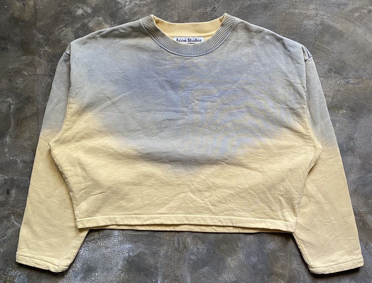 Acne Studios Acne Studios Ombre Cropped Sweater Size XS / US 0-2 / IT 36-38 - 1 Thumbnail