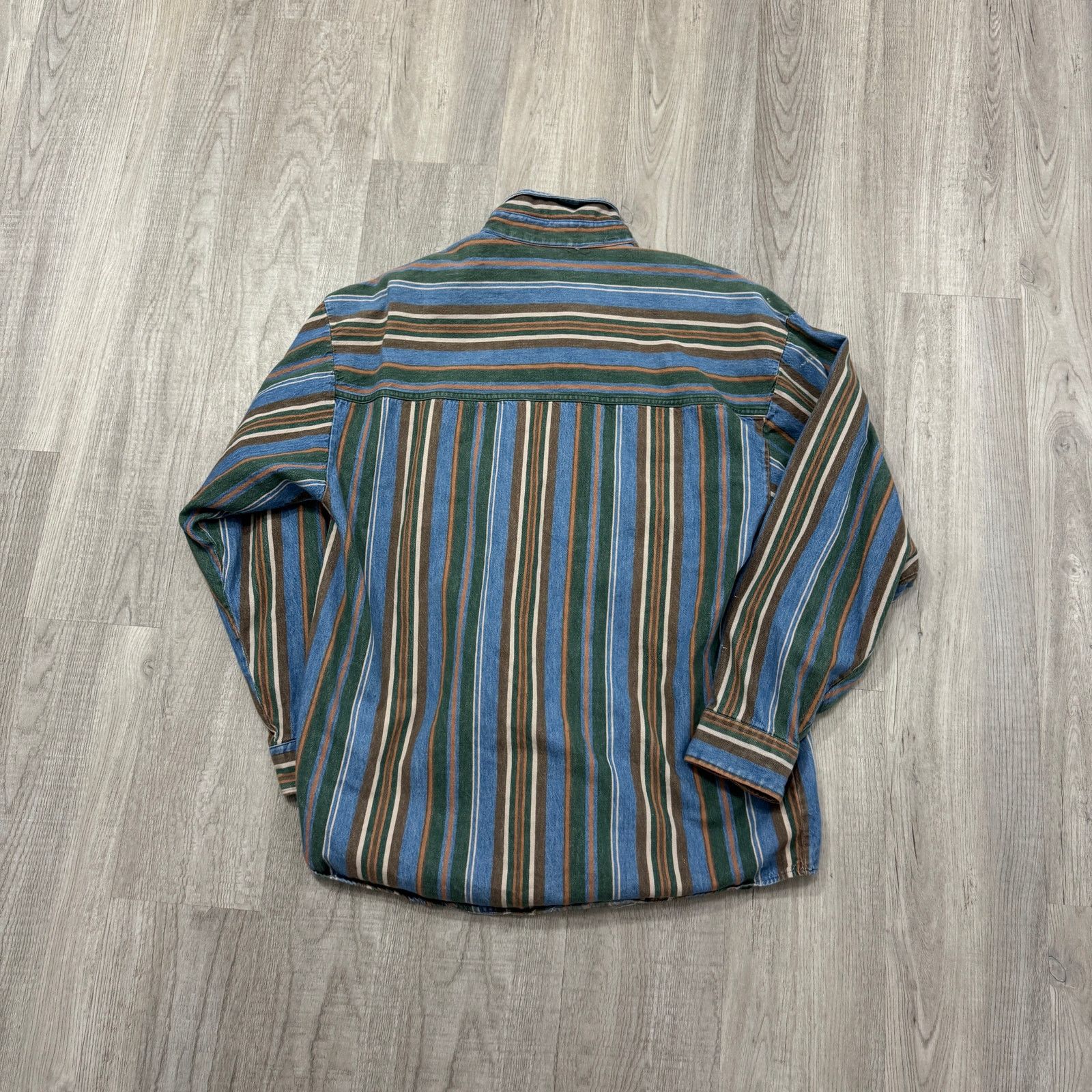 Vintage Vintage Bon Homme Striped Shirt Men's Medium Collared Size US M / EU 48-50 / 2 - 5 Thumbnail