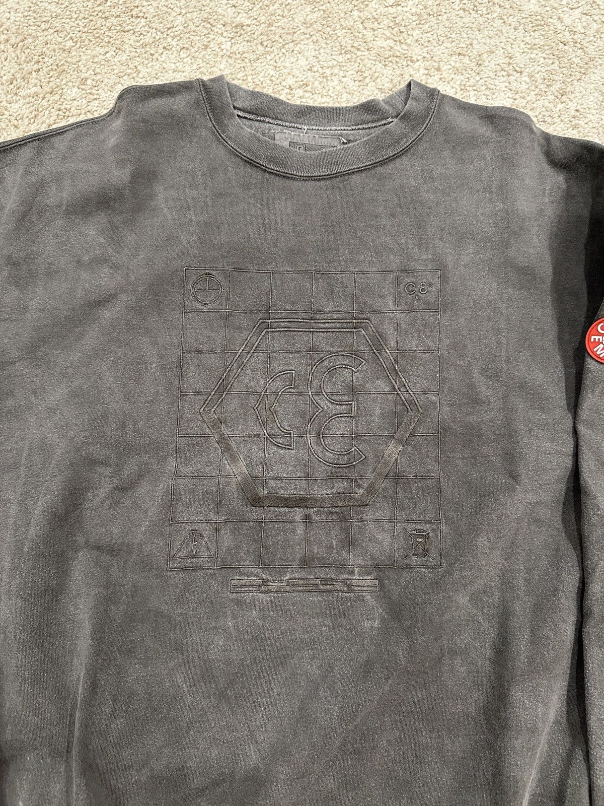 Cav Empt Cav empt OVERDYE GRID CE LIGHT CREW NECK Size US L / EU 52-54 / 3 - 1 Thumbnail