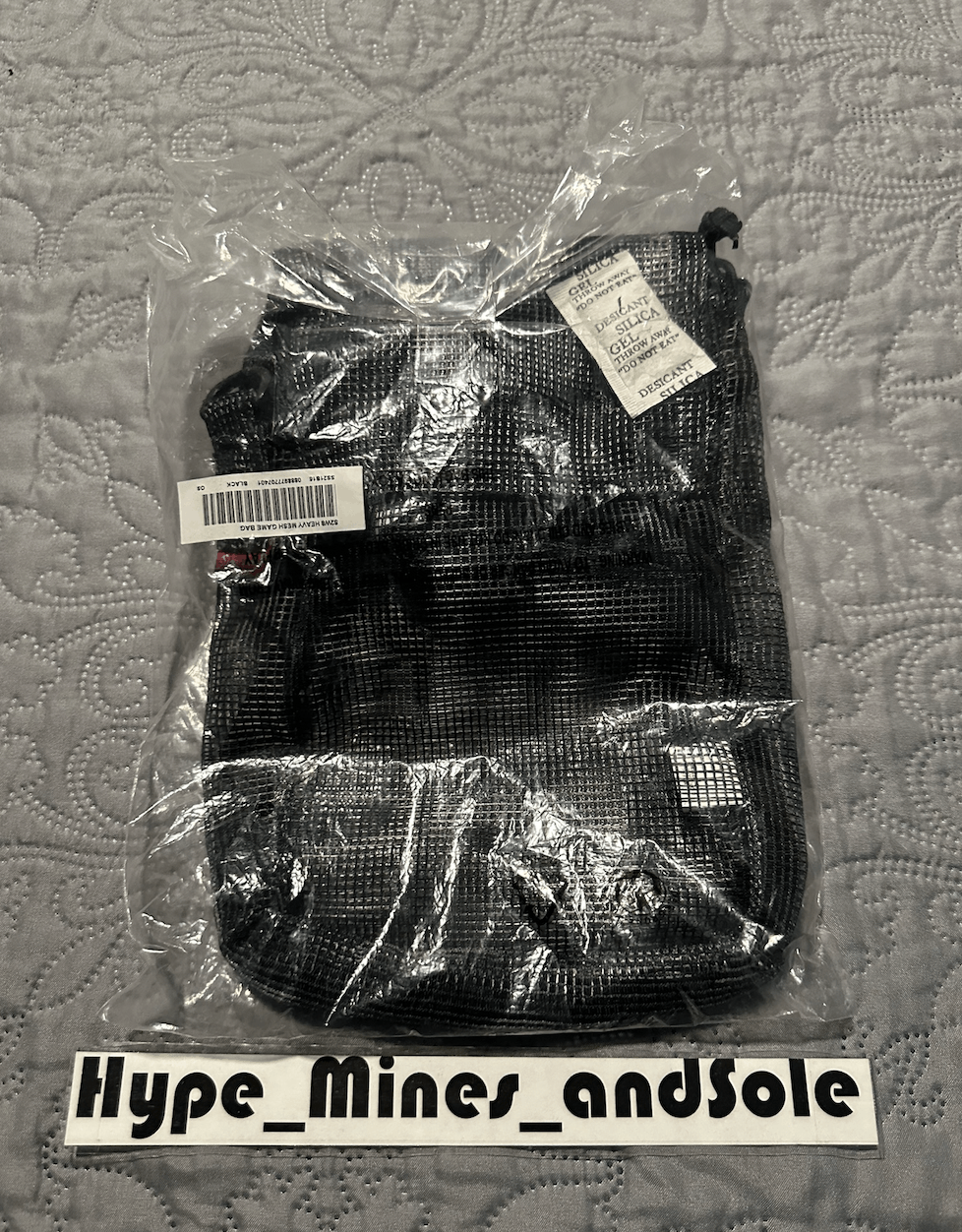 Supreme NWT Supreme South2 West8 Heavy Game Mesh Bag - Black Size ONE SIZE - 6 Thumbnail