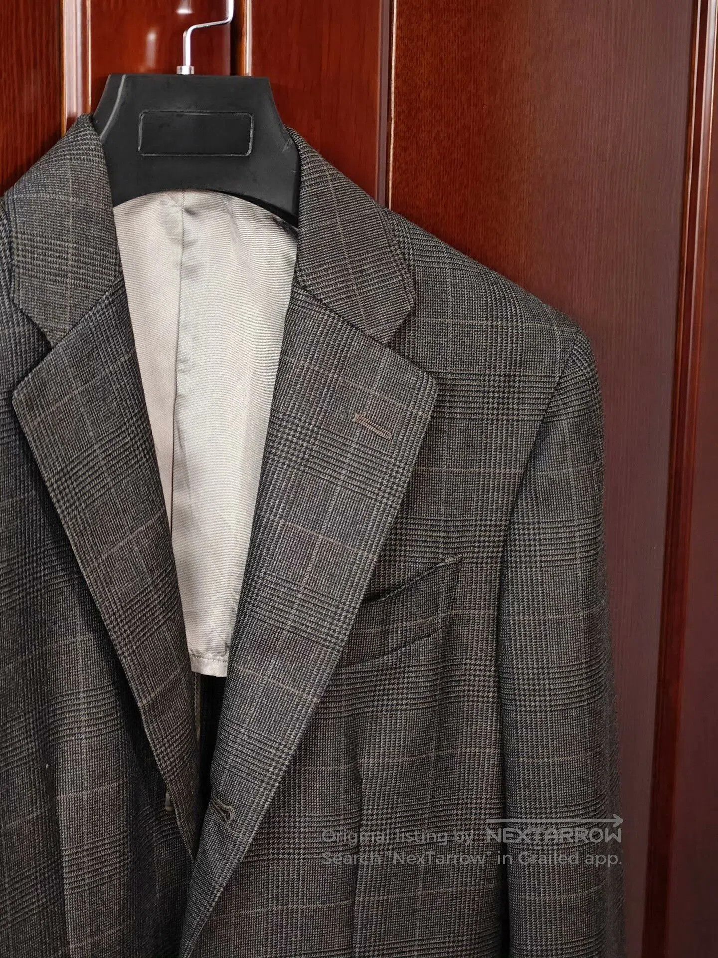Kamakura Kamakura Wool Linen Check Blazer. Size US S / EU 44-46 / 1 - 2 Thumbnail
