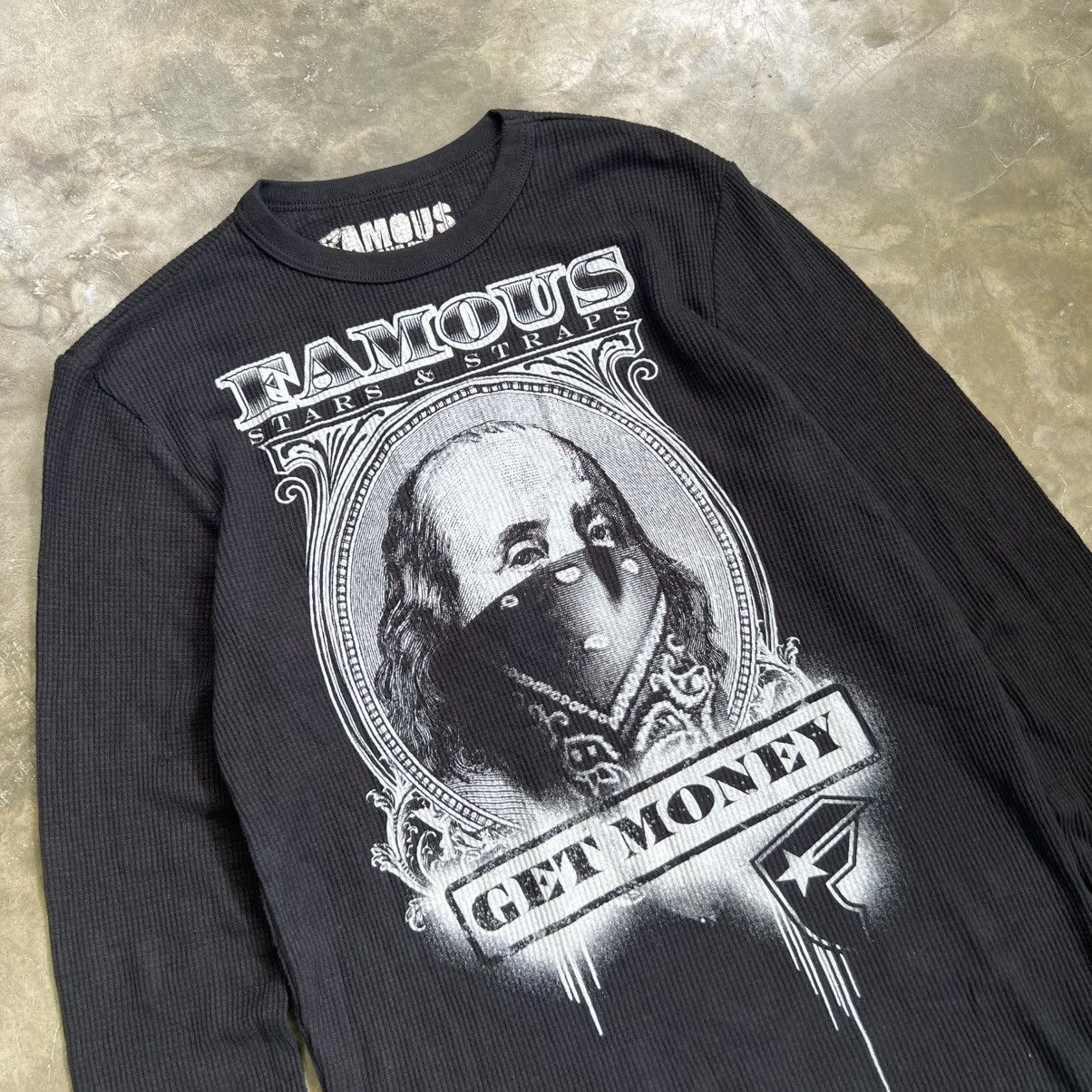 Famous Stars And Straps Famous Stars & Straps Get Money Waffle Longsleeve Shirt Size US S / EU 44-46 / 1 - 2 Thumbnail