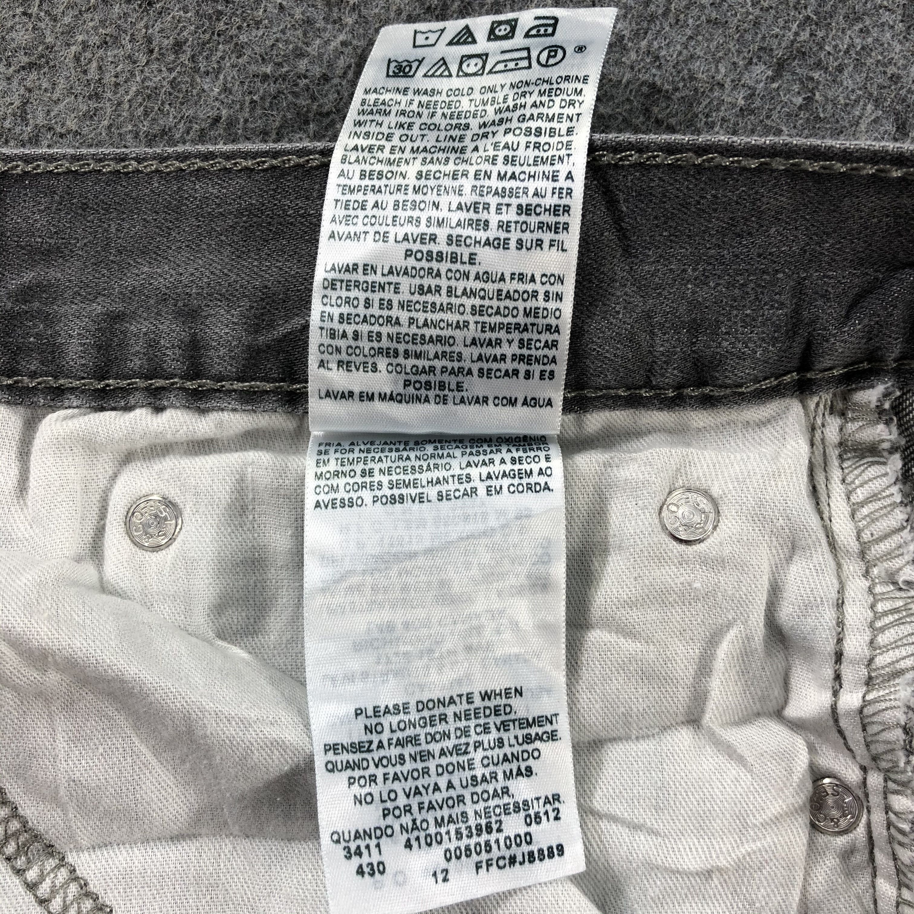 Levi's Vintage Faded Black Levis 505 Jeans-J2389 Size US 32 / EU 48 - 10 Thumbnail