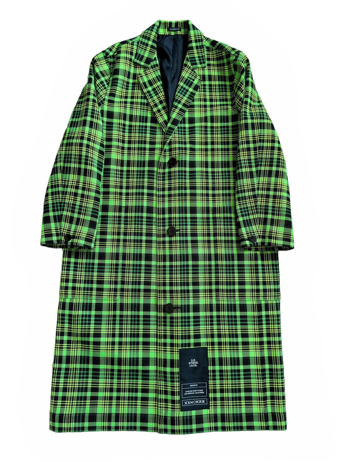 Sterling Ruby 2020 Runway Debut Green Weave Coat Size US L / EU 52-54 / 3 - 1 Thumbnail