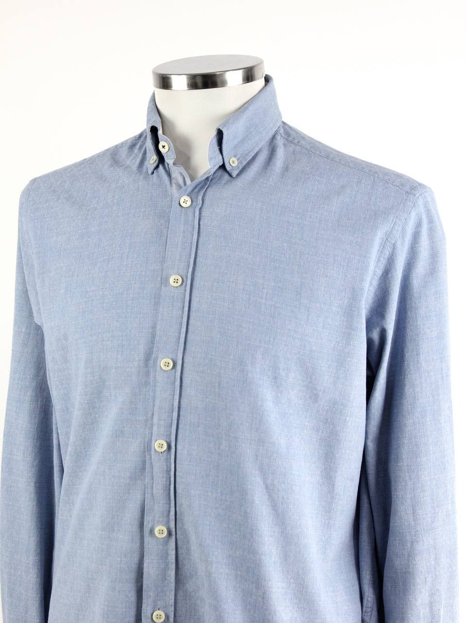 Hackett HACKETT LONDON Slim cotton shirt with elbow inserts Size US L / EU 52-54 / 3 - 5 Thumbnail