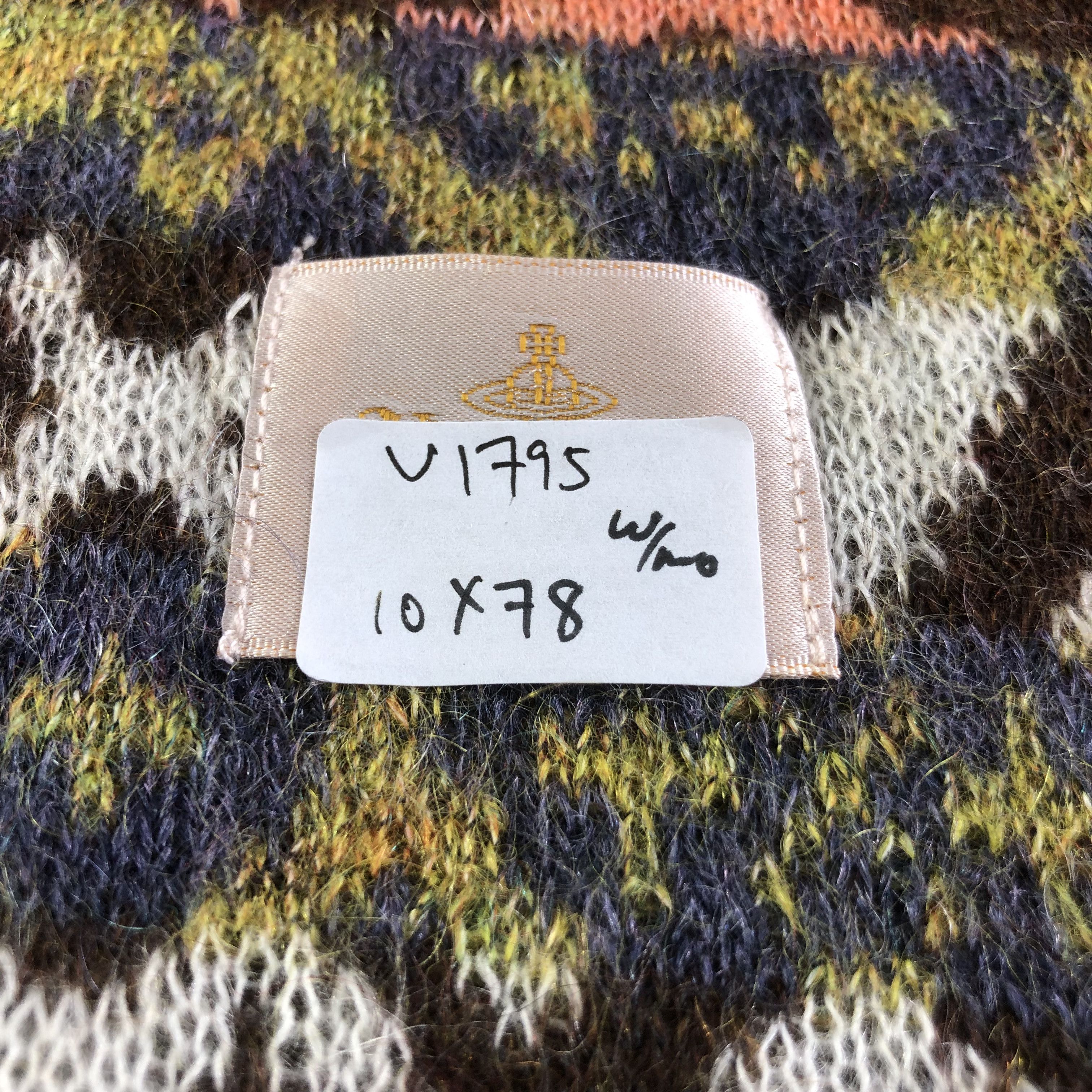 Vivienne Westwood Vivienne Westwood Navajo Wool Scarf Muffler V1795 Size ONE SIZE - 5 Thumbnail