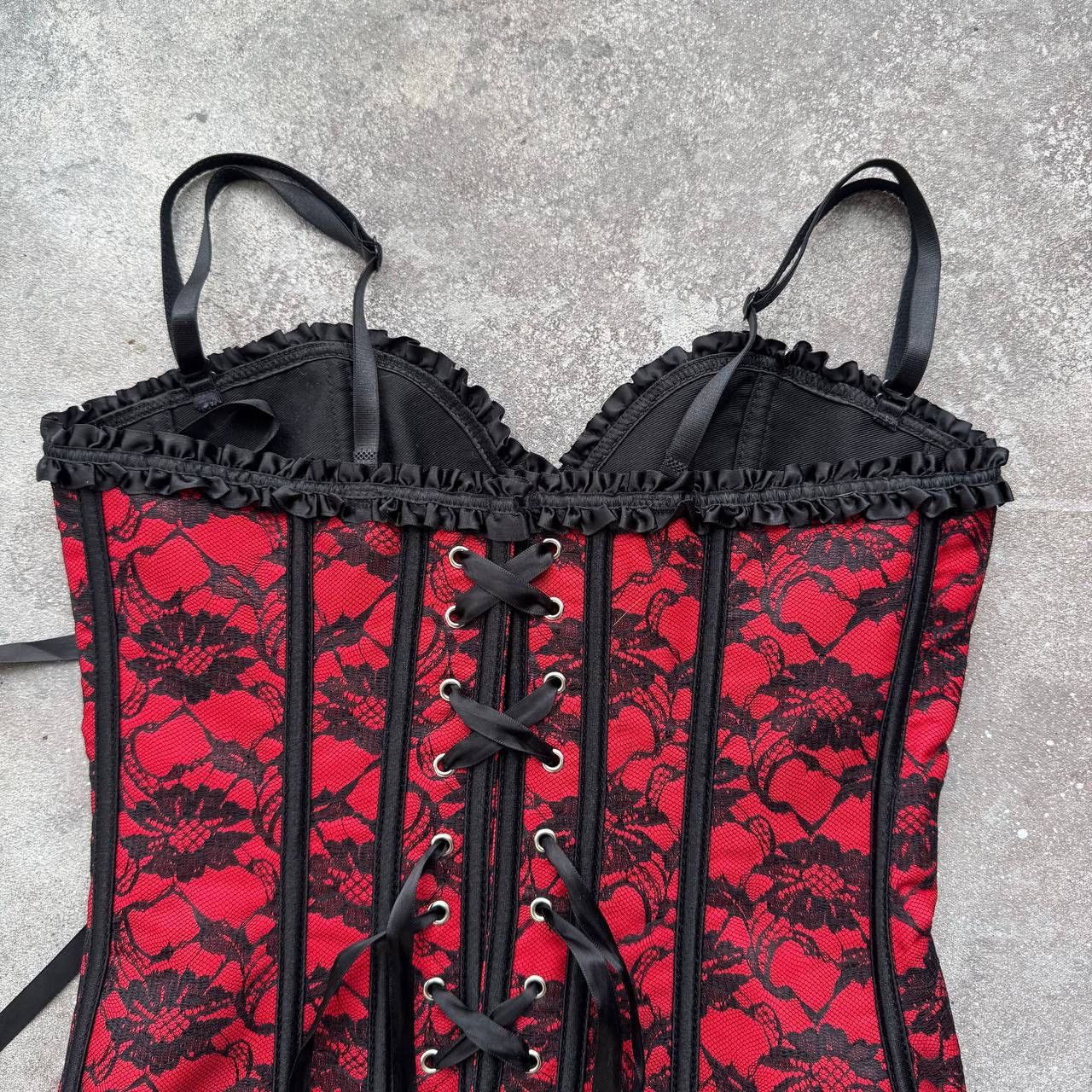 20471120 × Vintage Super Sexy Glam 2000’s Vintage Corset Size M / US 6-8 / IT 42-44 - 8 Thumbnail