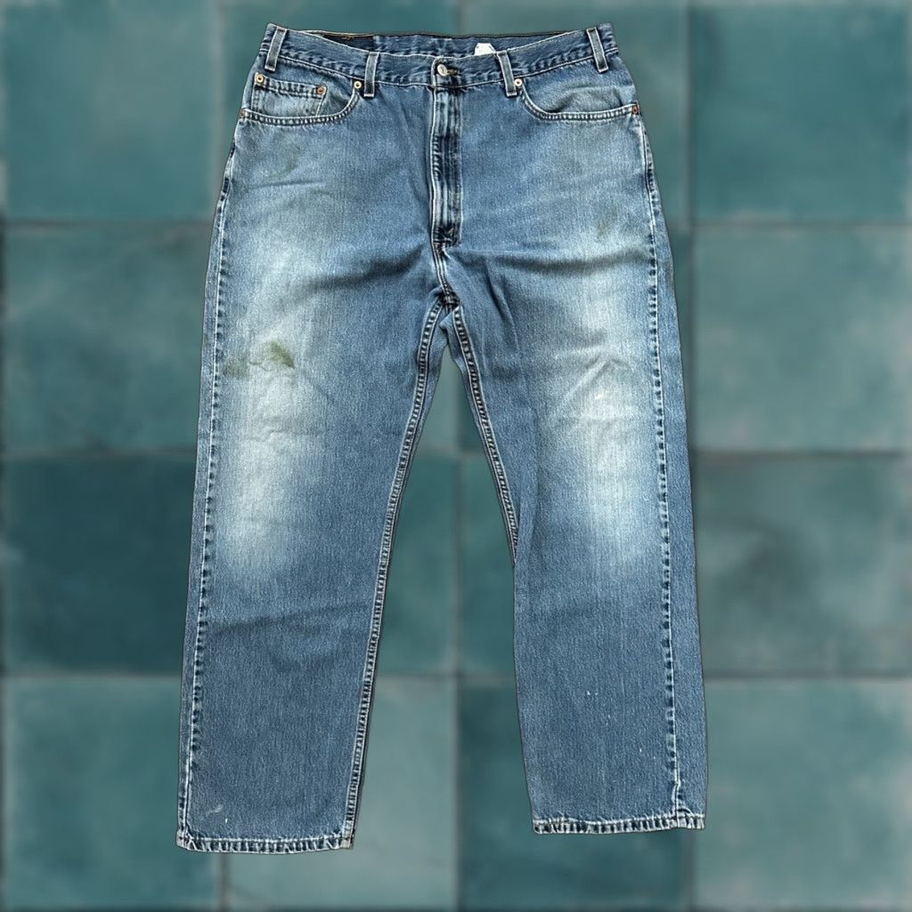 Levi's VINTAGE Levi's 505 Jeans Straight Mens 40x30 Blue Denim 90s 80s 90s Comfort jeans USA Leather tag? Wait. Size US 40 / EU 56 - 1 Thumbnail