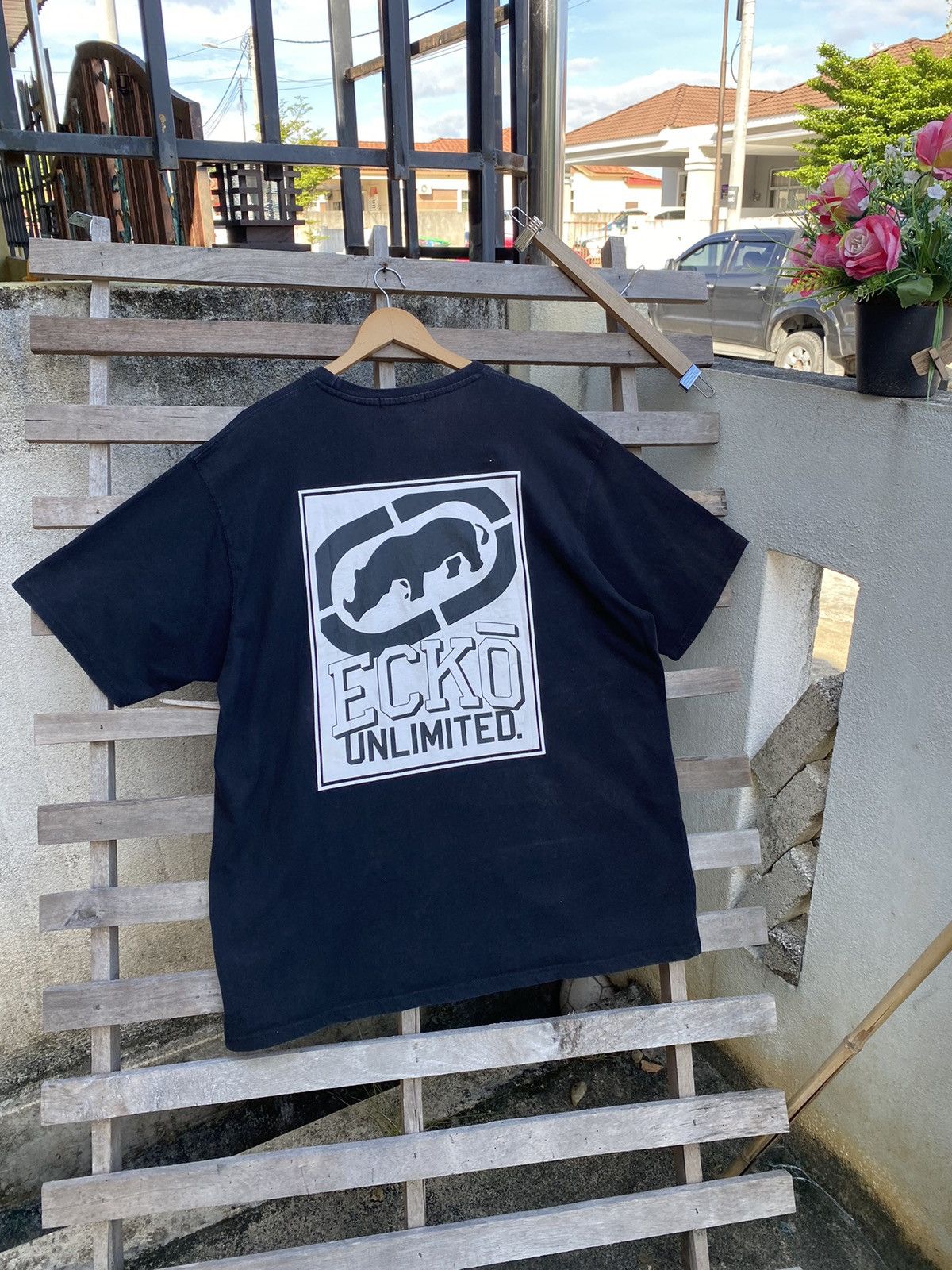 Ecko Unltd. 🔥 Very Rare 🔥 Vintage Y2K Ecko Unltd Big Logo Tshirt Size US XXL / EU 58 / 5 - 1 Thumbnail