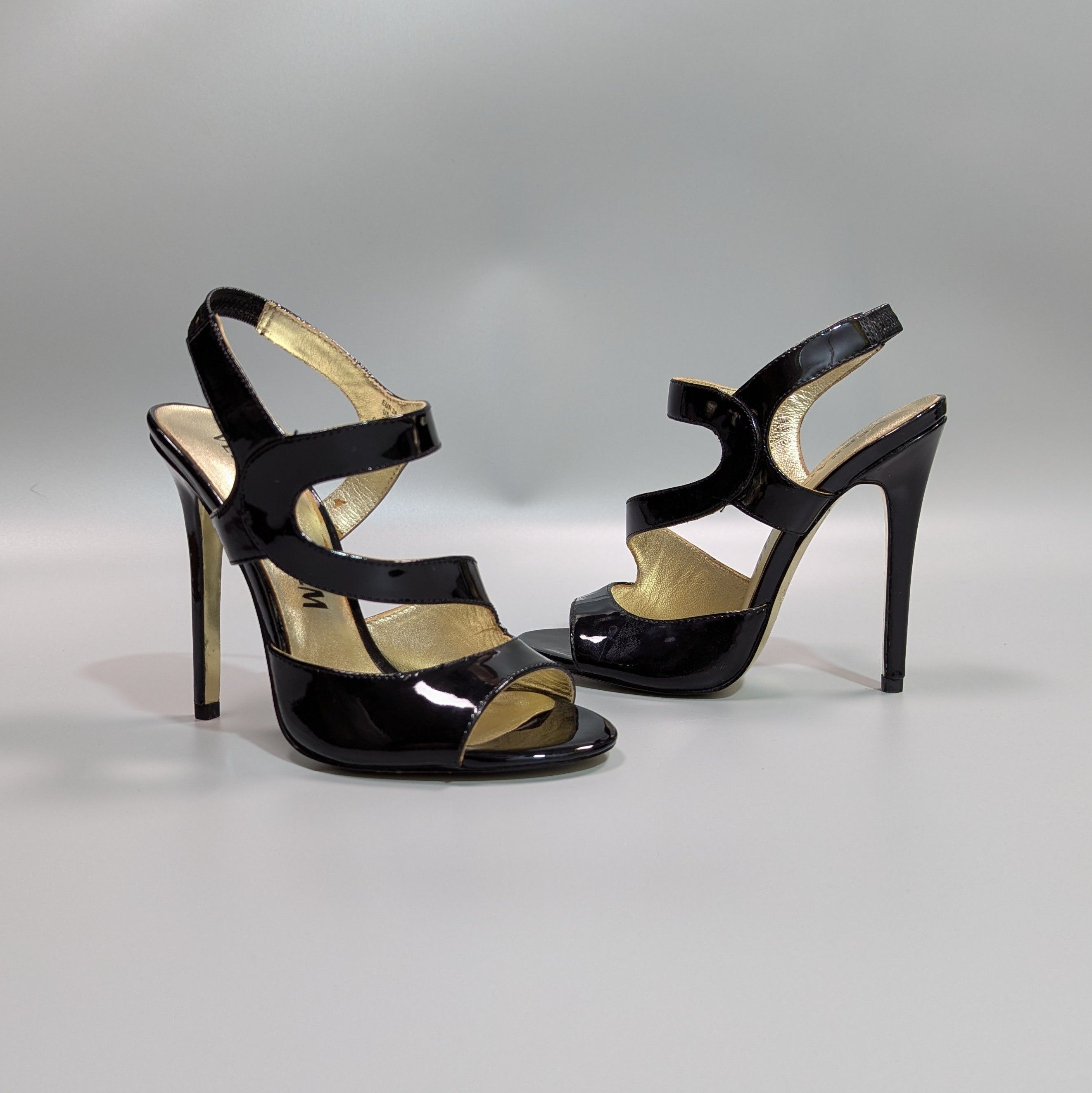 H&M × Versace Authentic Women's Stilettos High Heels Sandals Shoes Size US 7 / IT 37 - 4 Thumbnail