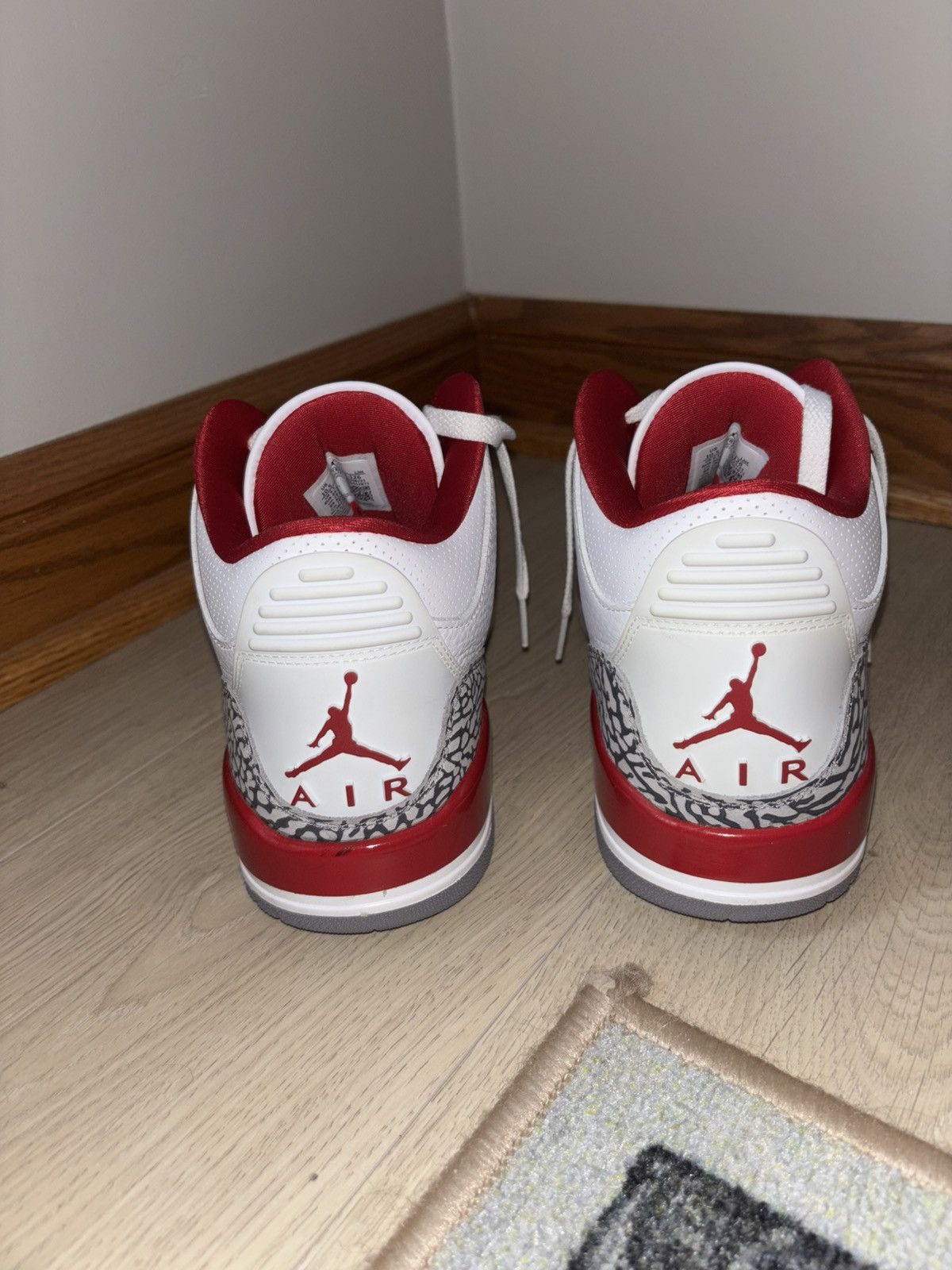 Jordan Brand Jordan 3 Cardinal Red Size US 10.5 / EU 43-44 - 9 Thumbnail
