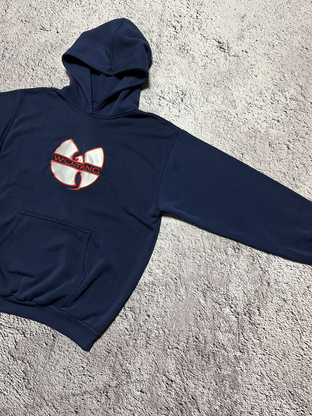 Wu-Tang Clan Vintage Wu-Tang Clan Hoodie Big Logo Navy Size 2XL Size US XXL / EU 58 / 5 - 7 Thumbnail