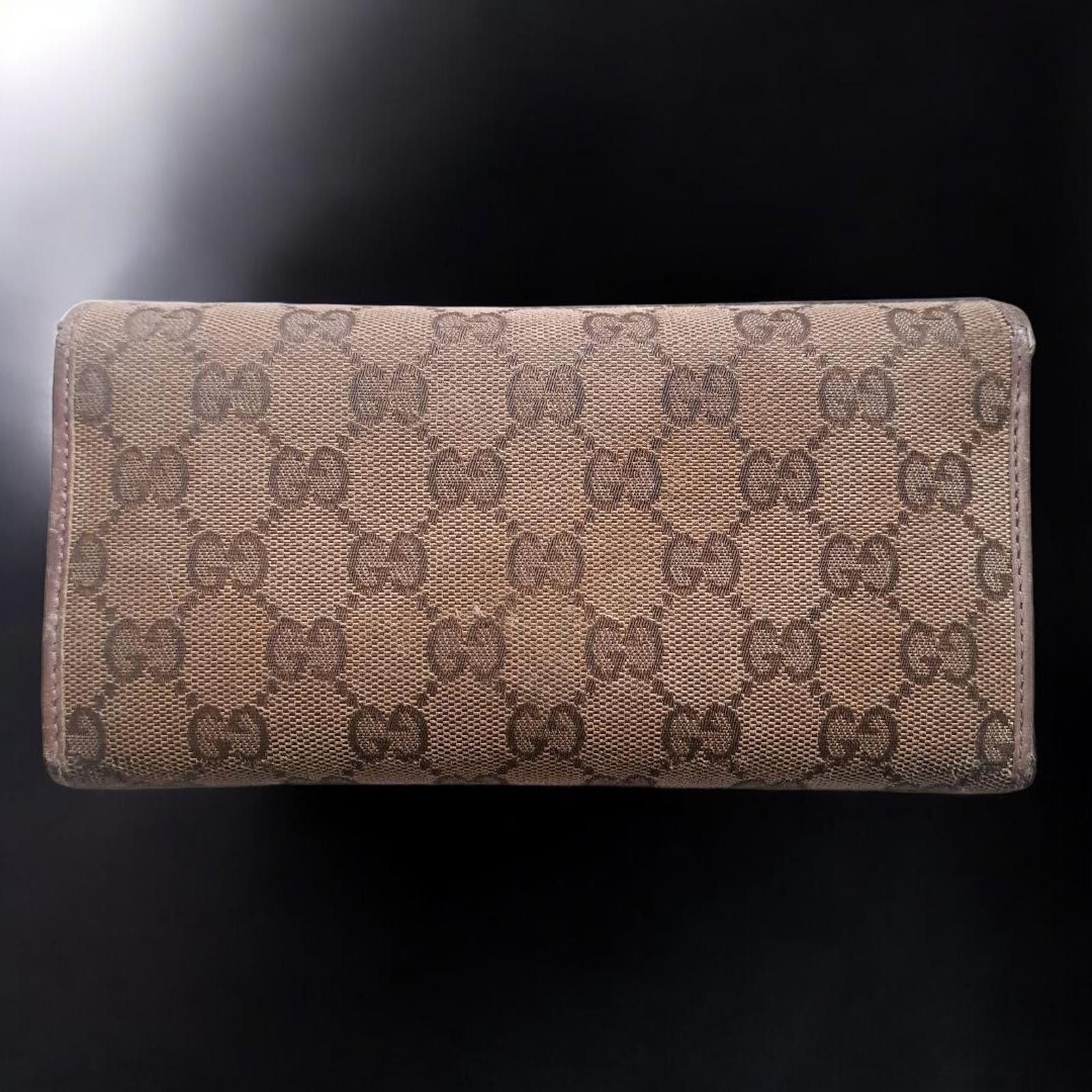 Gucci Gucci - Brown GG Monogram Heart Logo Wallet Size ONE SIZE - 3 Thumbnail