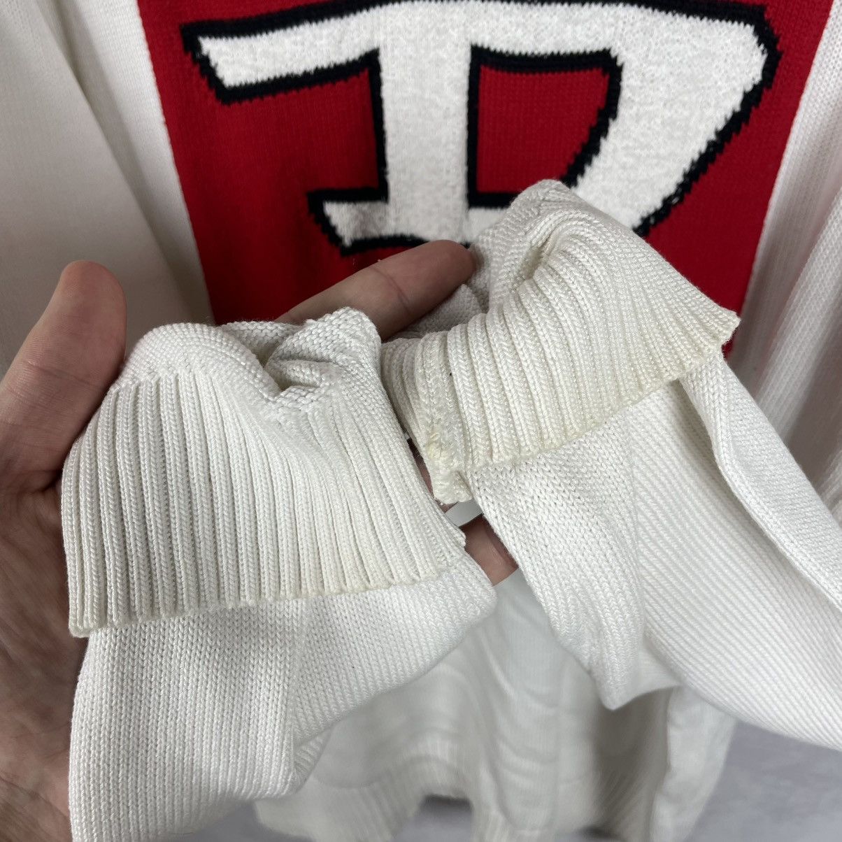Diesel Big D Logo Cotton Knit Sweater Jumper