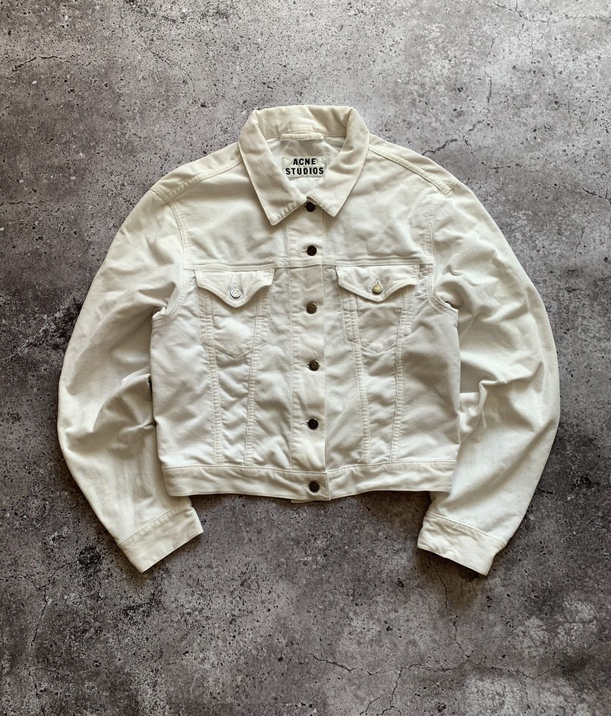 Acne Studios 🔥ACNE STUDIOS WOMENS CORDUROY DENIM JACKET Size XS / US 0-2 / IT 36-38 - 1 Thumbnail