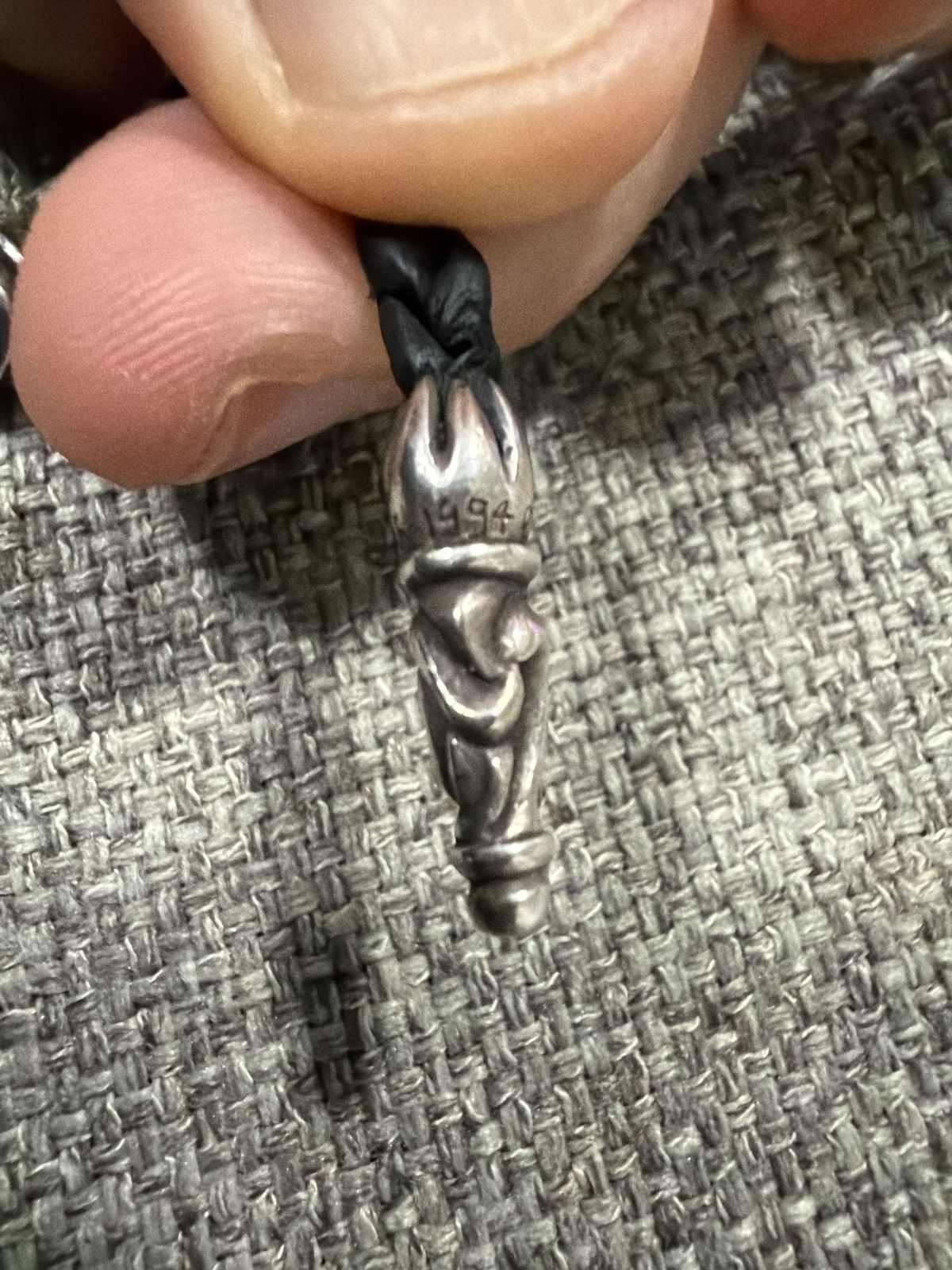 Chrome Hearts Chrome Hearts Braided Leather Rope Necklace Size ONE SIZE - 5 Thumbnail