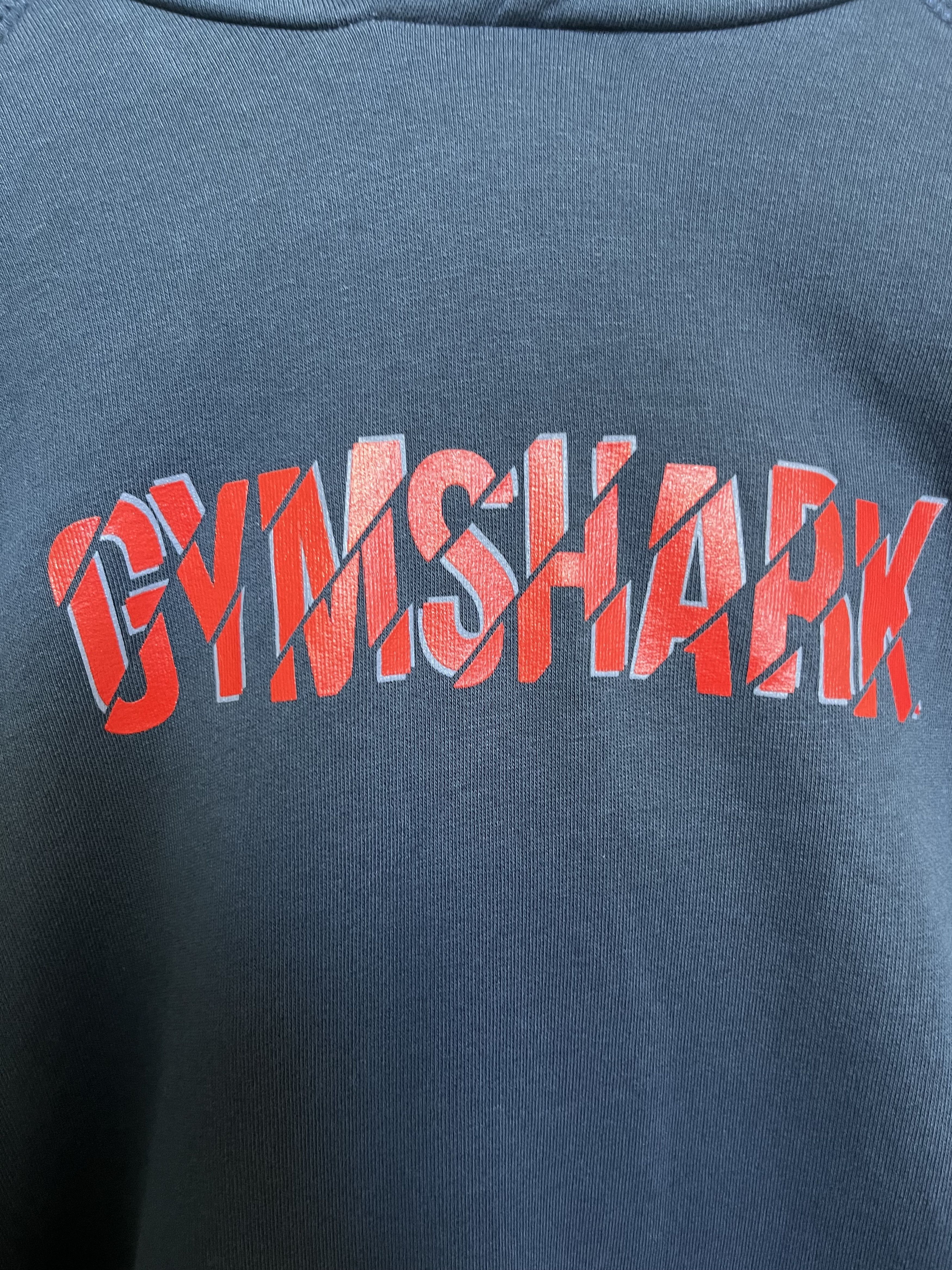 Gymshark Gymshark "Sliced Logo" Pullover Hoodie Navy Blue (Medium) Size US M / EU 48-50 / 2 - 2 Thumbnail