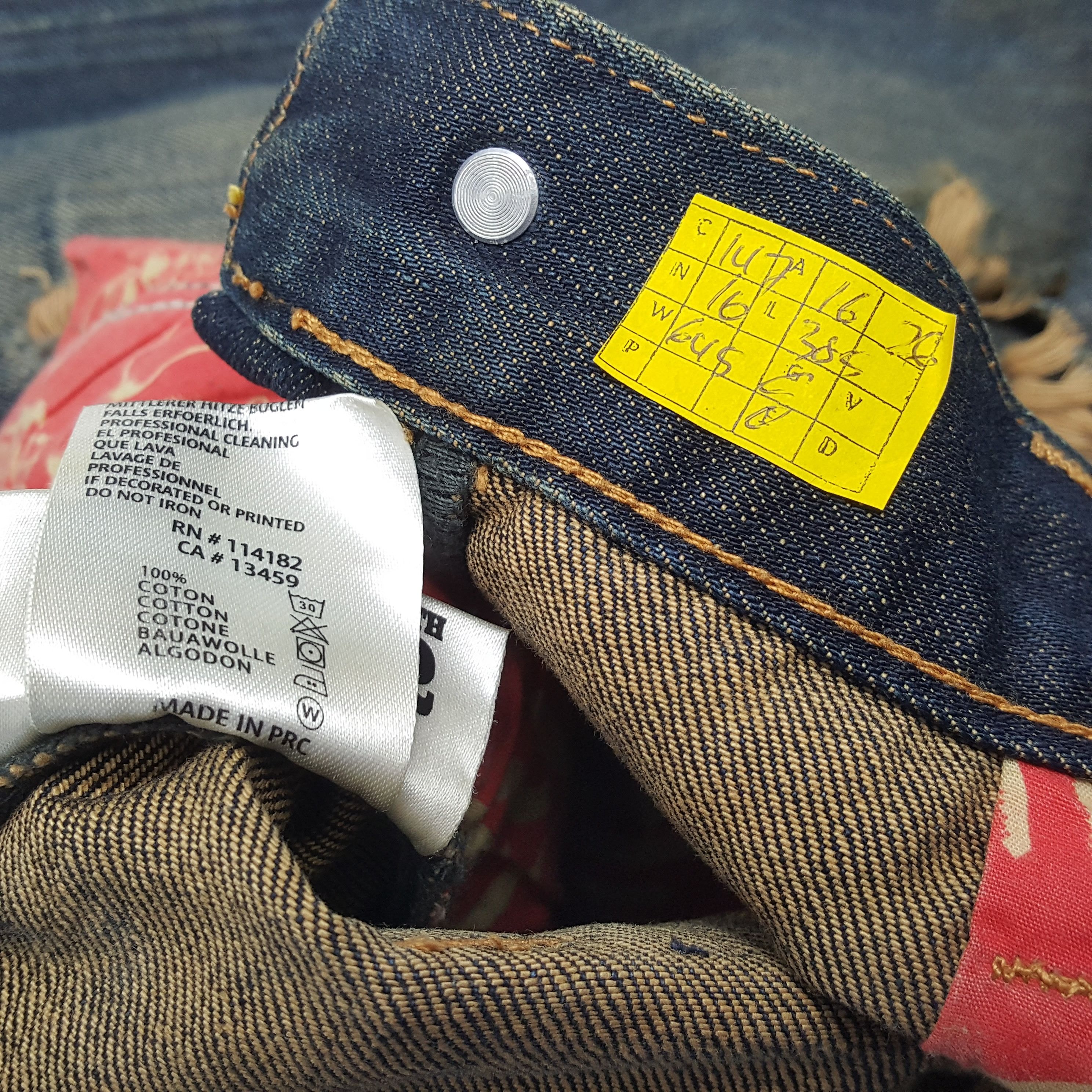 Christian Audigier × Ed Hardy × Vintage Vintage ED-HARDY by Christian Audigier American Style Jeans Size US 32 / EU 48 - 13 Thumbnail